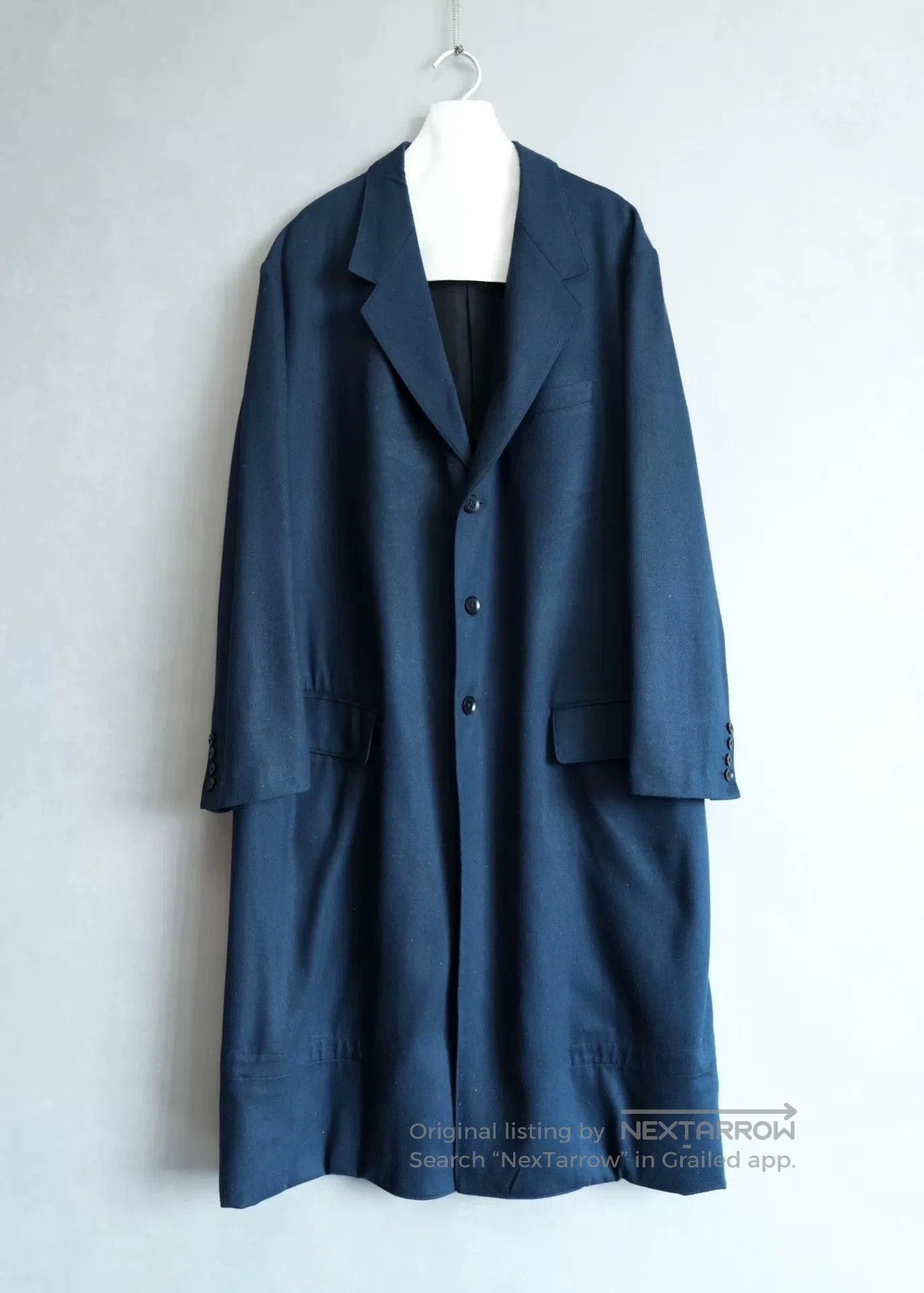Yohji Yamamoto Yohji Yamamoto Silk Denim Coat. Size M / US 6-8 / IT 42-44 - 3 Thumbnail