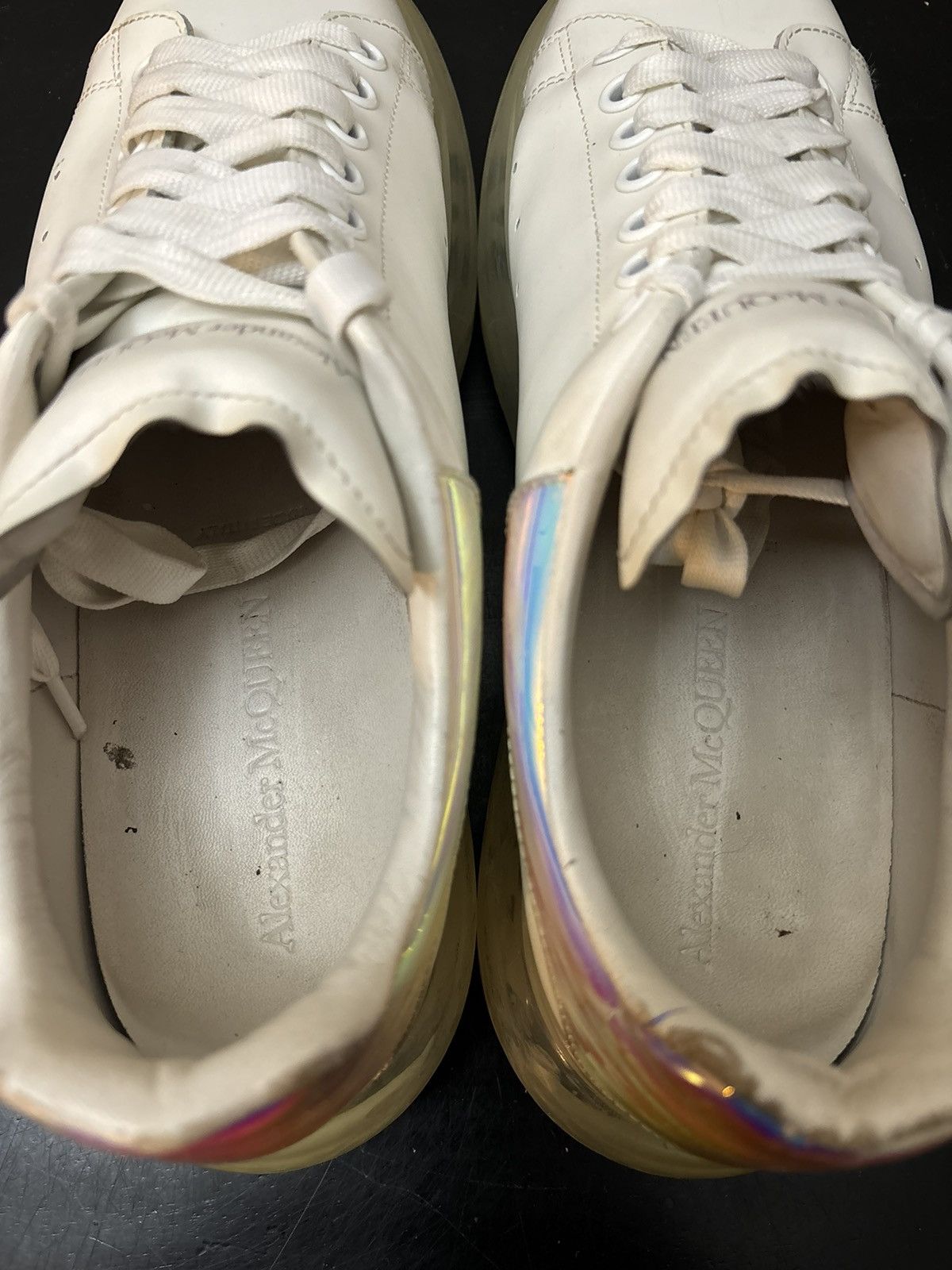 Alexander McQueen Alexander McQueen Oversized Sneaker Reflective Clear Sole Size US 12 / EU 45 - 7 Thumbnail