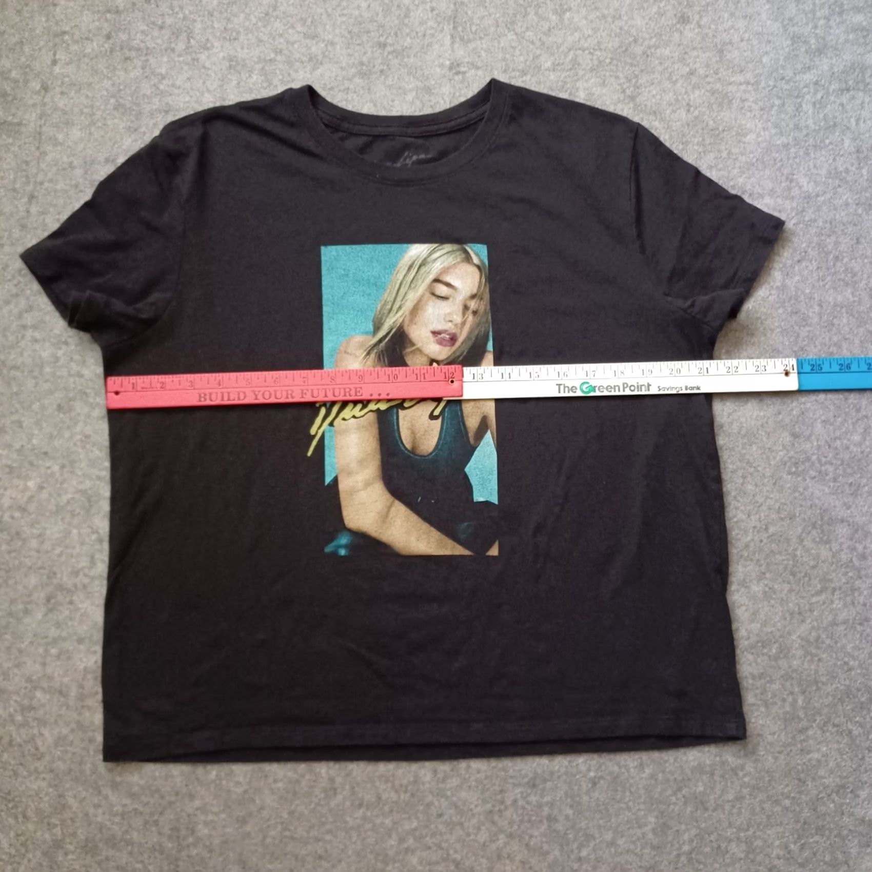 Vintage Dua Lipa T Shirt Womens XL Black Short Sleeve Graphic Picture Band Tee Shirt Adult Womens Size XL / US 12-14 / IT 48-50 - 4 Thumbnail