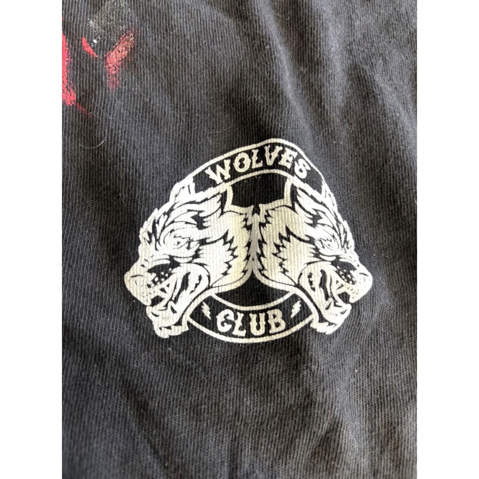 Darc Sport Darc Sport Shirt Mens M Black Wolves Club Fire Graphic Tee Limited T-Shirt Size US M / EU 48-50 / 2 - 3 Thumbnail