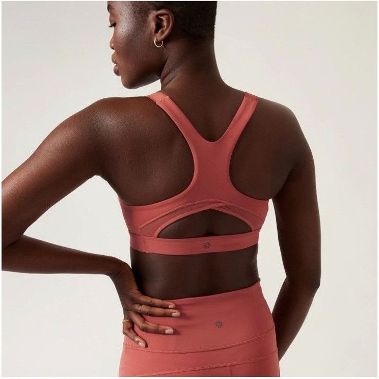 Athleta Athleta Ultimate Adjustable Sports Bra Muted Red Sz M Size M / US 6-8 / IT 42-44 - 1 Thumbnail