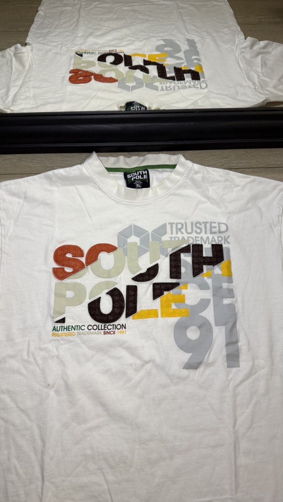 Southpole Vintage / Y2K SouthPole Puff Print Logo Spell out Shirt Size US XL / EU 56 / 4 - 2 Thumbnail