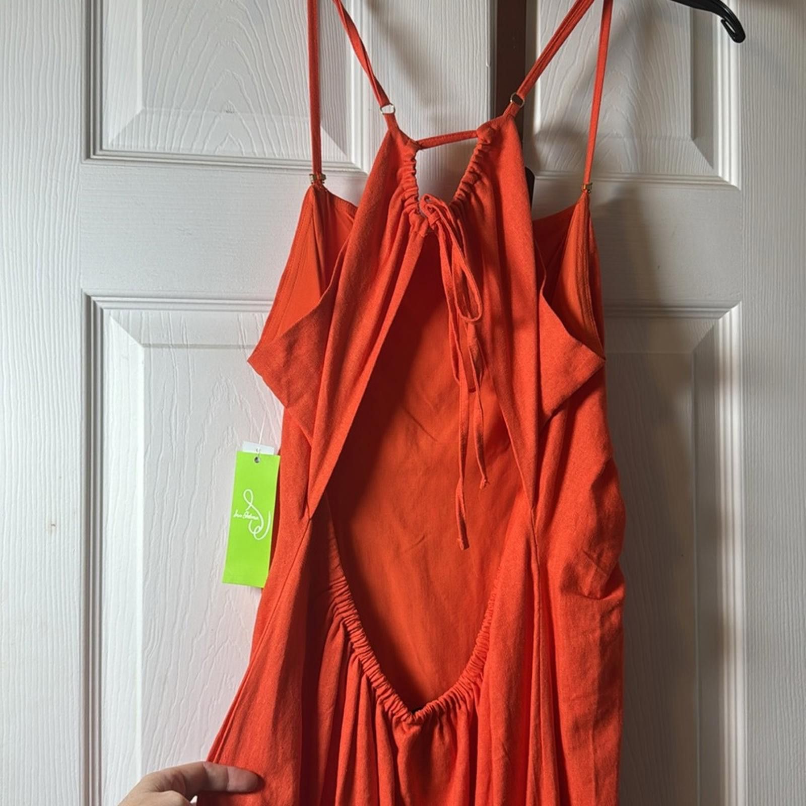 Other NWT Sam Edelman | Summer Linen blend Dress‎ Size XL / US 12-14 / IT 48-50 - 5 Thumbnail