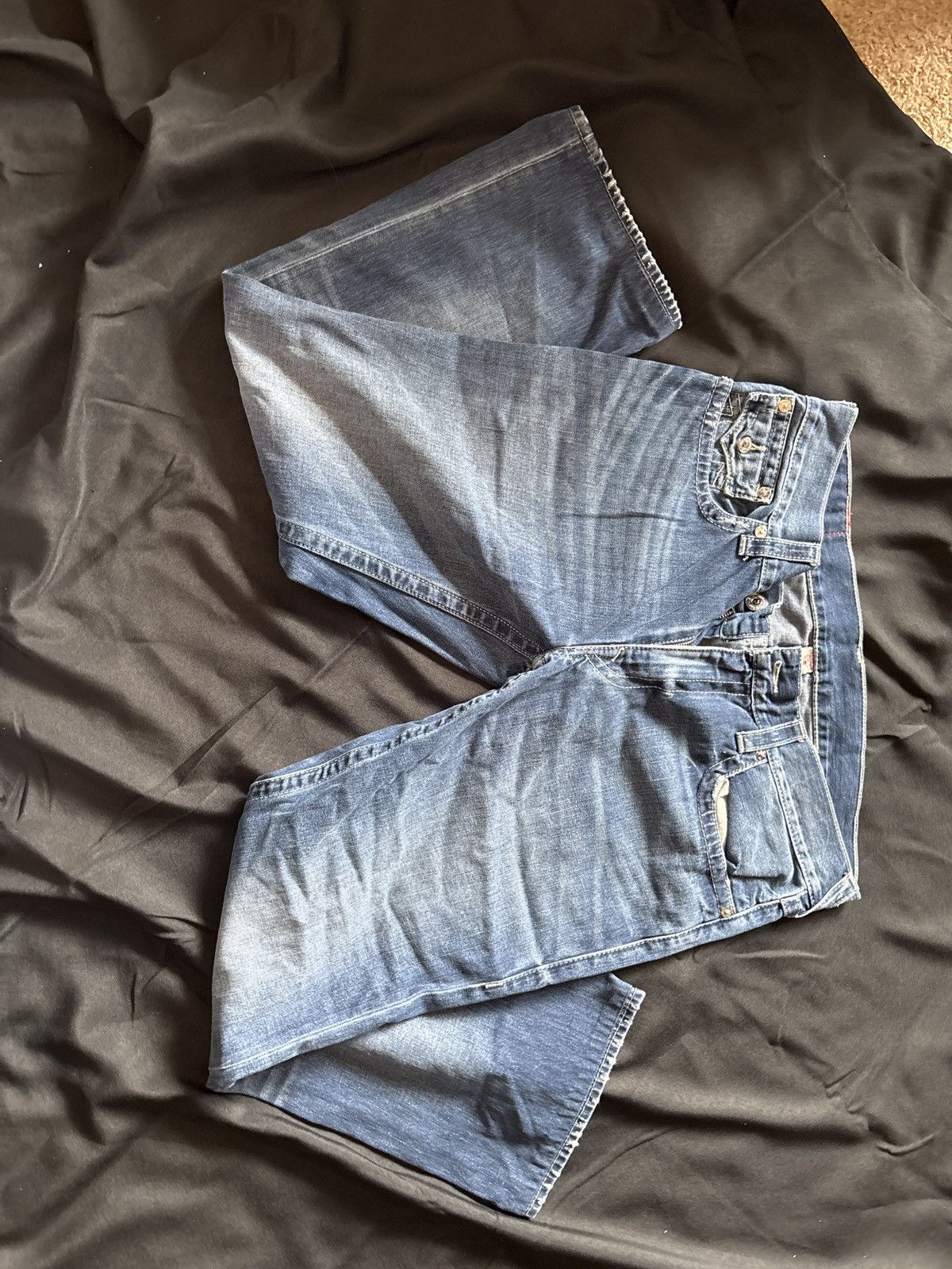 True Religion Vintage True Religion Straight Leg 36/36 Size US 36 / EU 52 - 3 Thumbnail