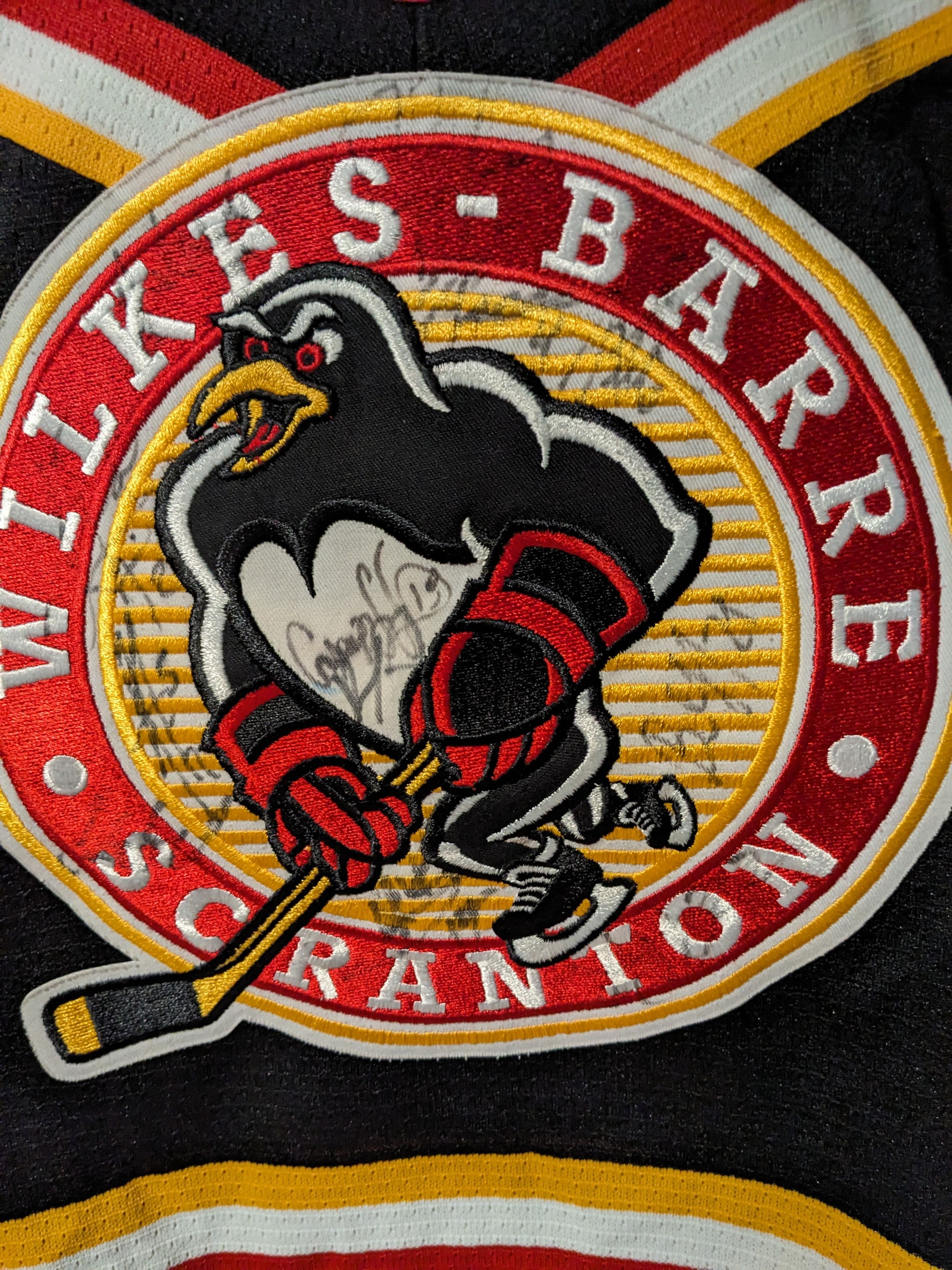 NHL × Vintage Vintage 90s Wilkes-Barre Penguins YOUTH Hockey Jersey Size US L / EU 52-54 / 3 - 2 Thumbnail