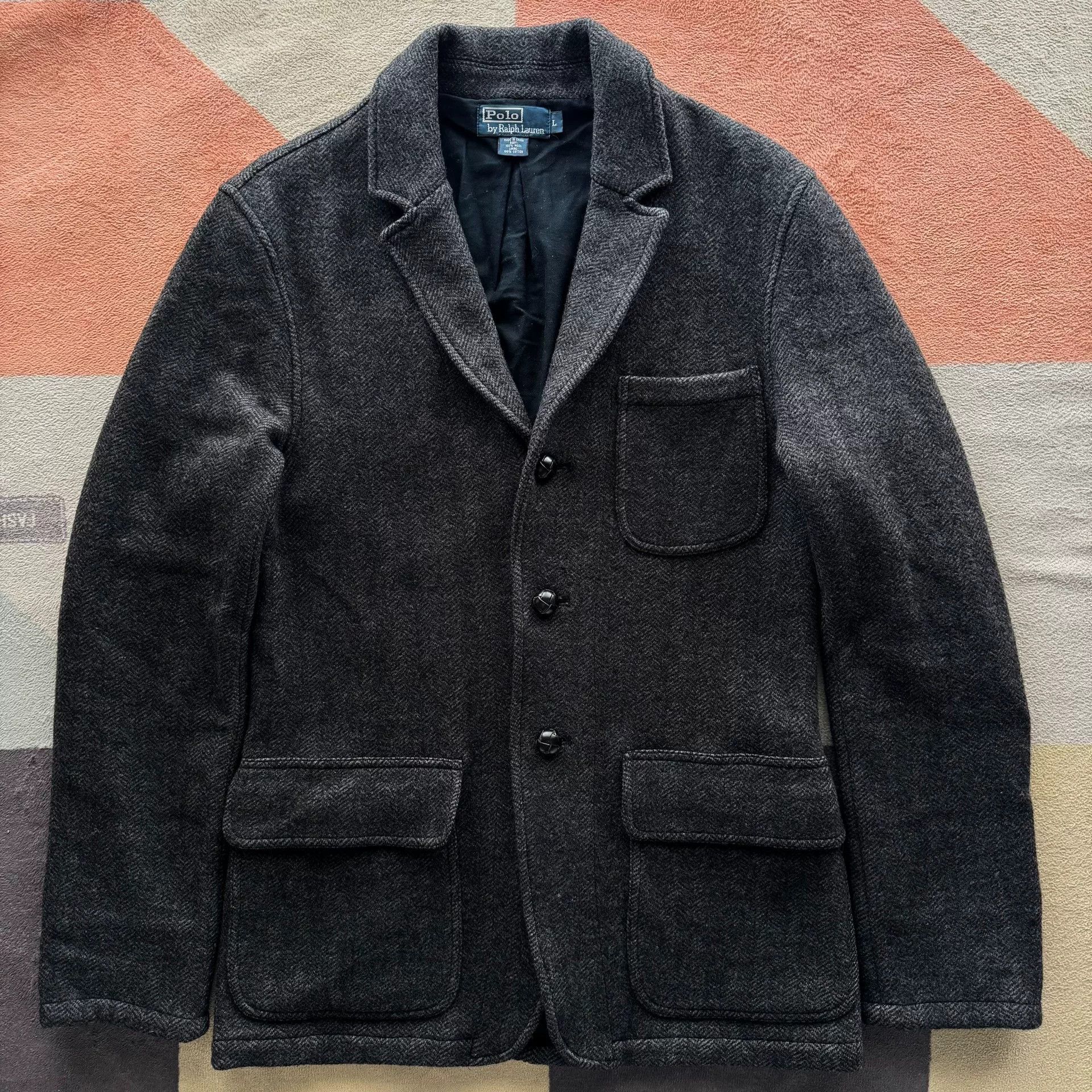 Polo Ralph Lauren Ralph Lauren Polo Wool Blazer Size US L / EU 52-54 / 3 - 1 Thumbnail