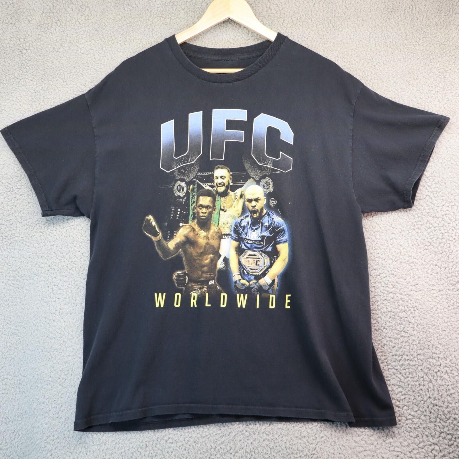 UFC UFC Worldwide Men XL Black Short Sleeve Shirt Conor Mcgregor Size US XL / EU 56 / 4 - 1 Thumbnail
