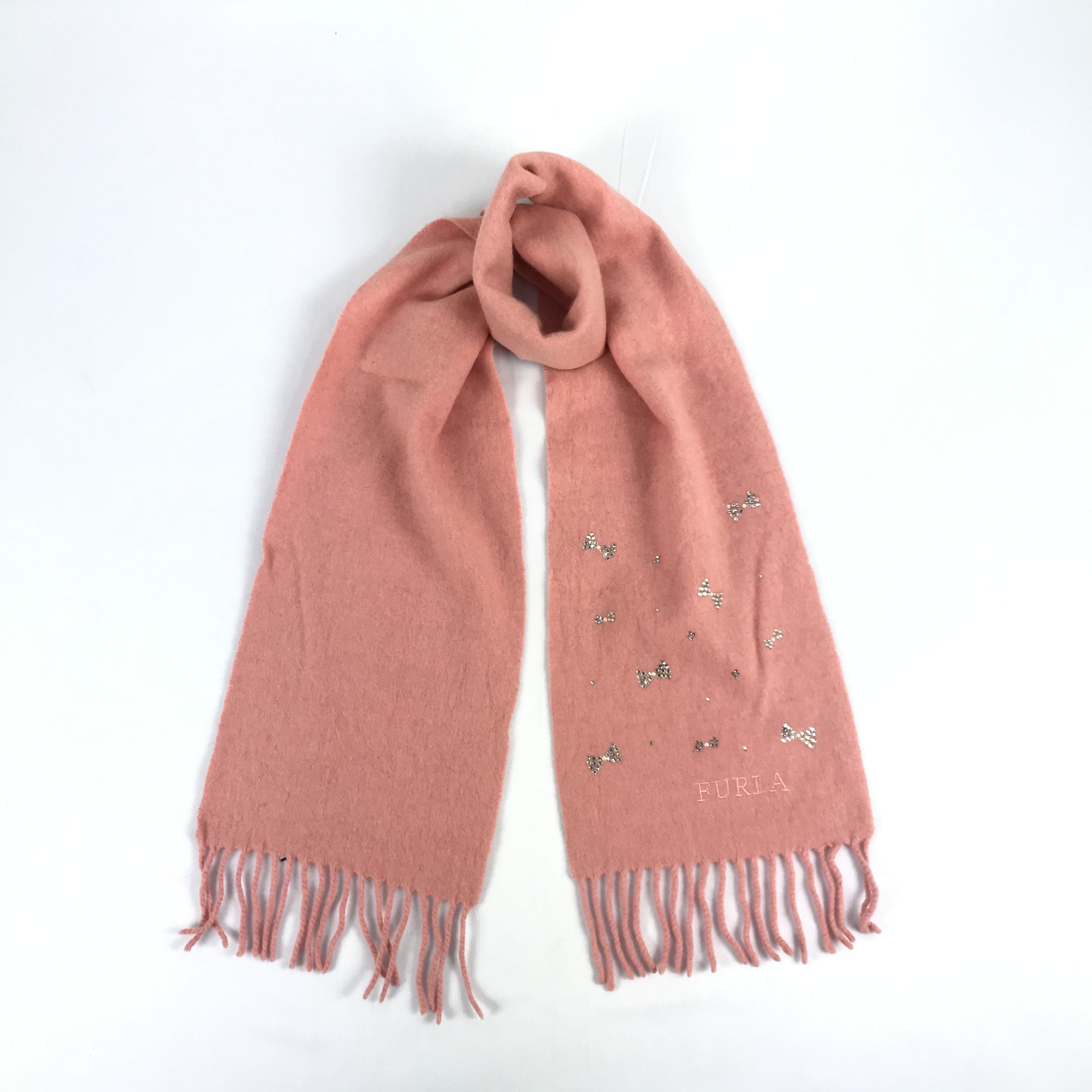 Furla Vintage Furla Scarf Muffler Wool Scarves Size ONE SIZE - 1 Thumbnail