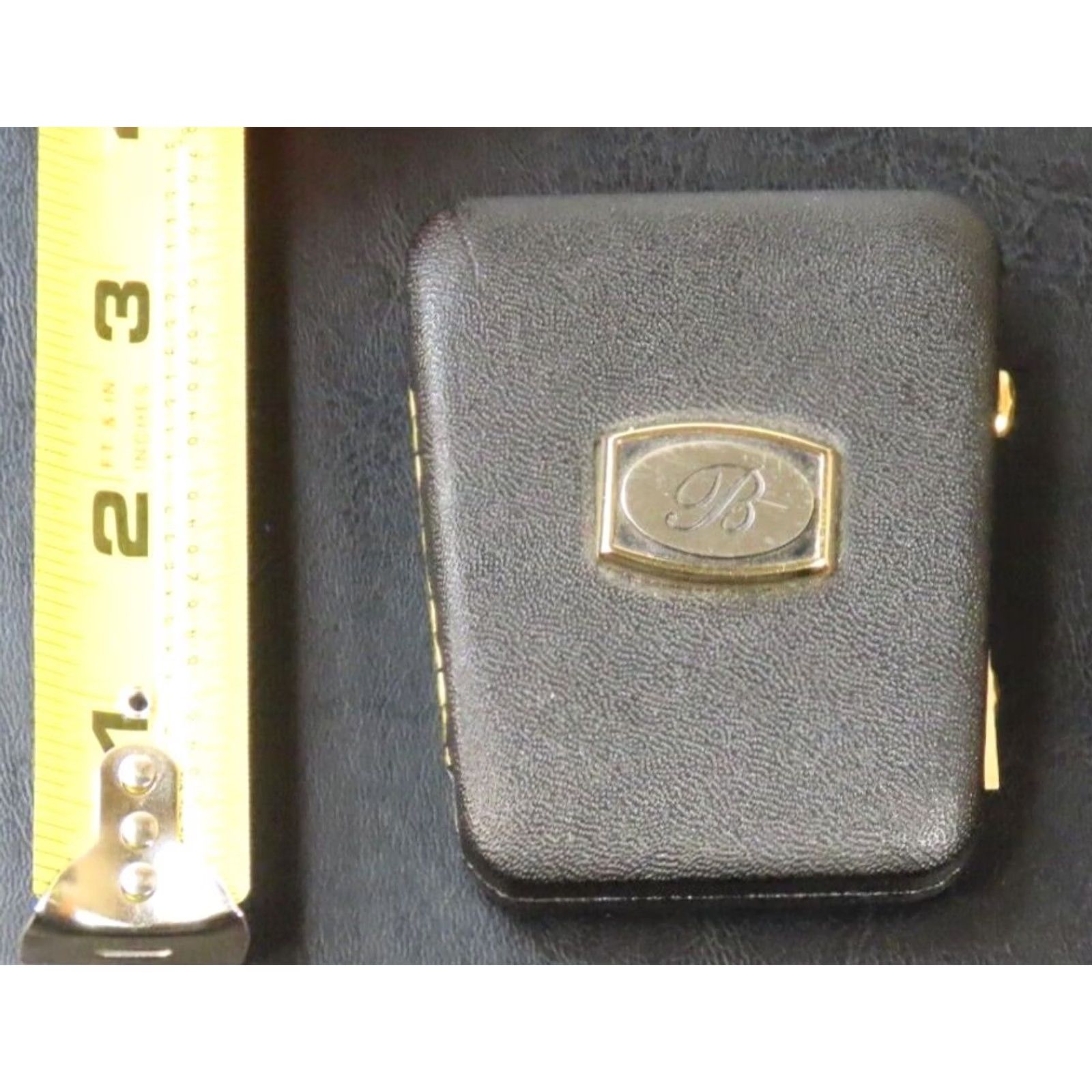 Vintage VINTAGE Unbranded Key Fob OS Black Detach-A-Hook Monogram Hard Case Caddy, Classic, Unisex Size ONE SIZE - 2 Thumbnail