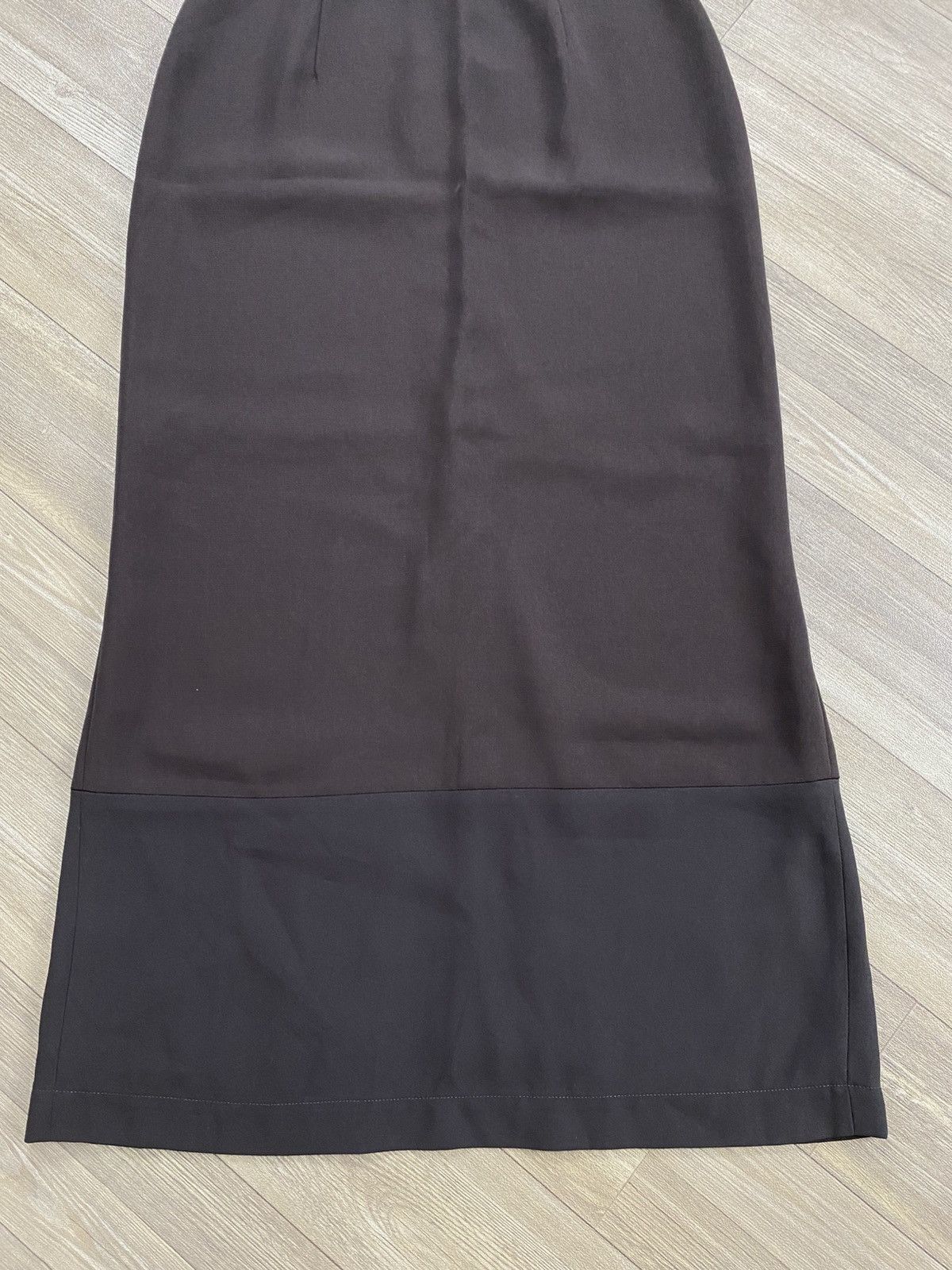 Tricot Comme des Garcons AD1993 Vintage Tricot Comme des Garcons CDG Brown Midi Skirt Size 26" / US 2 / IT 38 - 3 Thumbnail