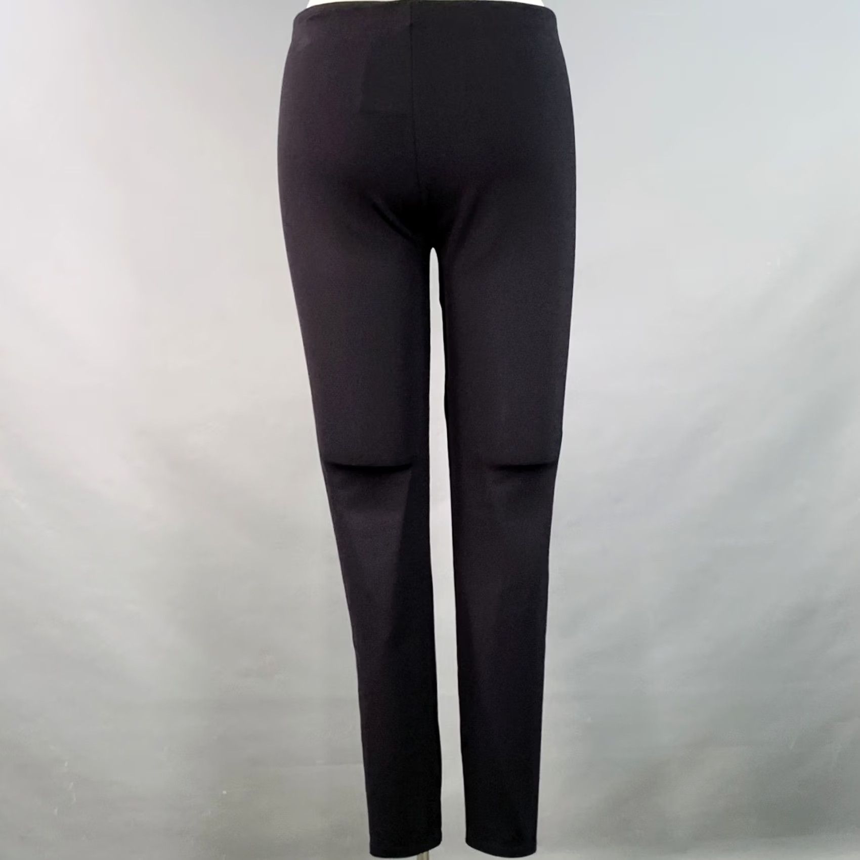 The Row THE ROW Leggings Casual Pants Size L Black Polyamide Blend Elastic Waistband Size 36" / US 14 / IT 50 - 2 Thumbnail
