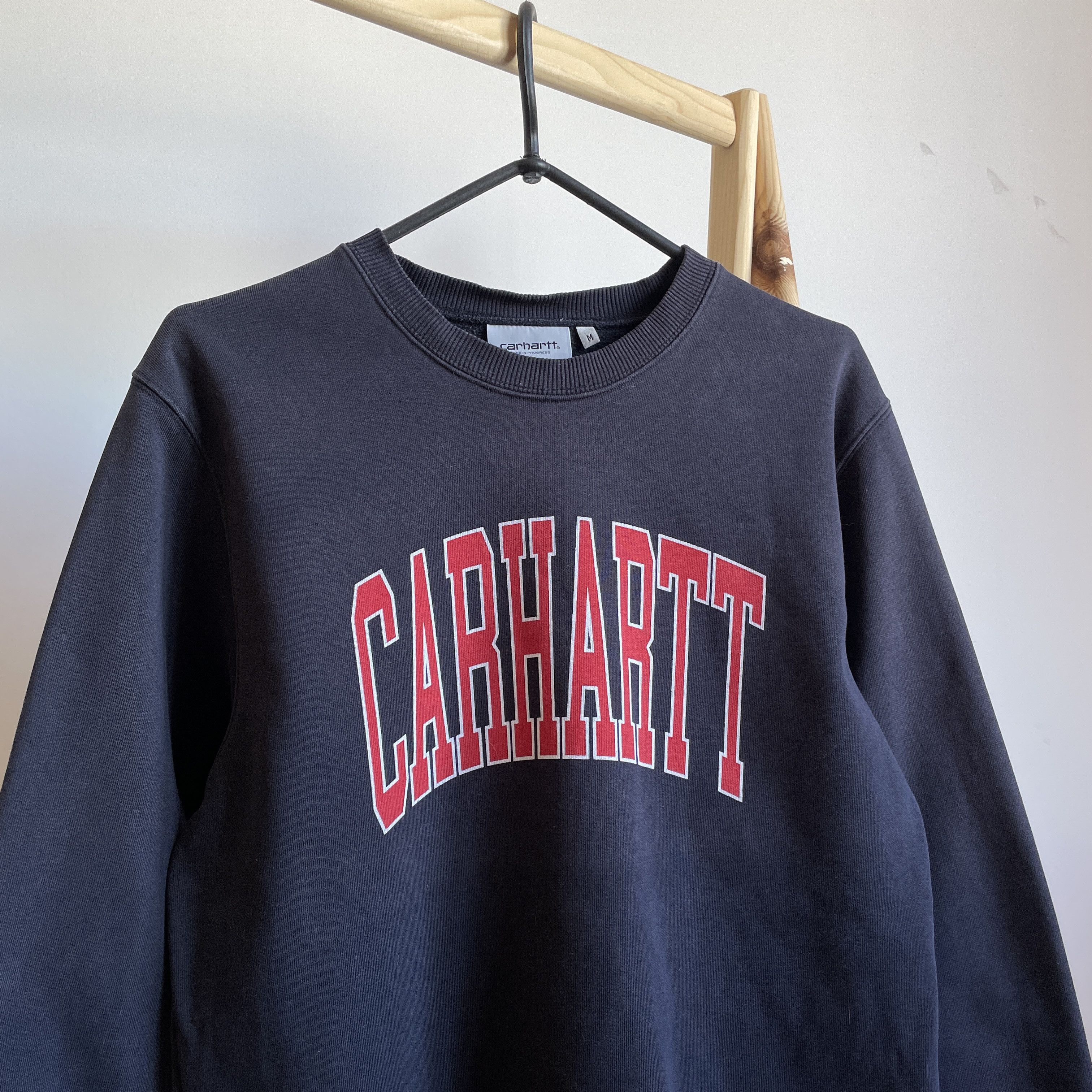 Carhartt Wip Carhartt WIP Spell Out Division Sweatshirt Size M Size US M / EU 48-50 / 2 - 3 Thumbnail
