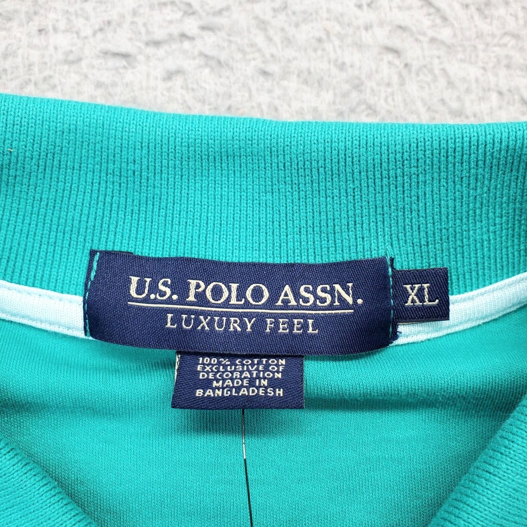 Vintage US Polo Assn. Polo Shirt Mens XL Green High Low Slit Pony Logo Collared Popover Shirt Size US XL / EU 56 / 4 - 6 Thumbnail