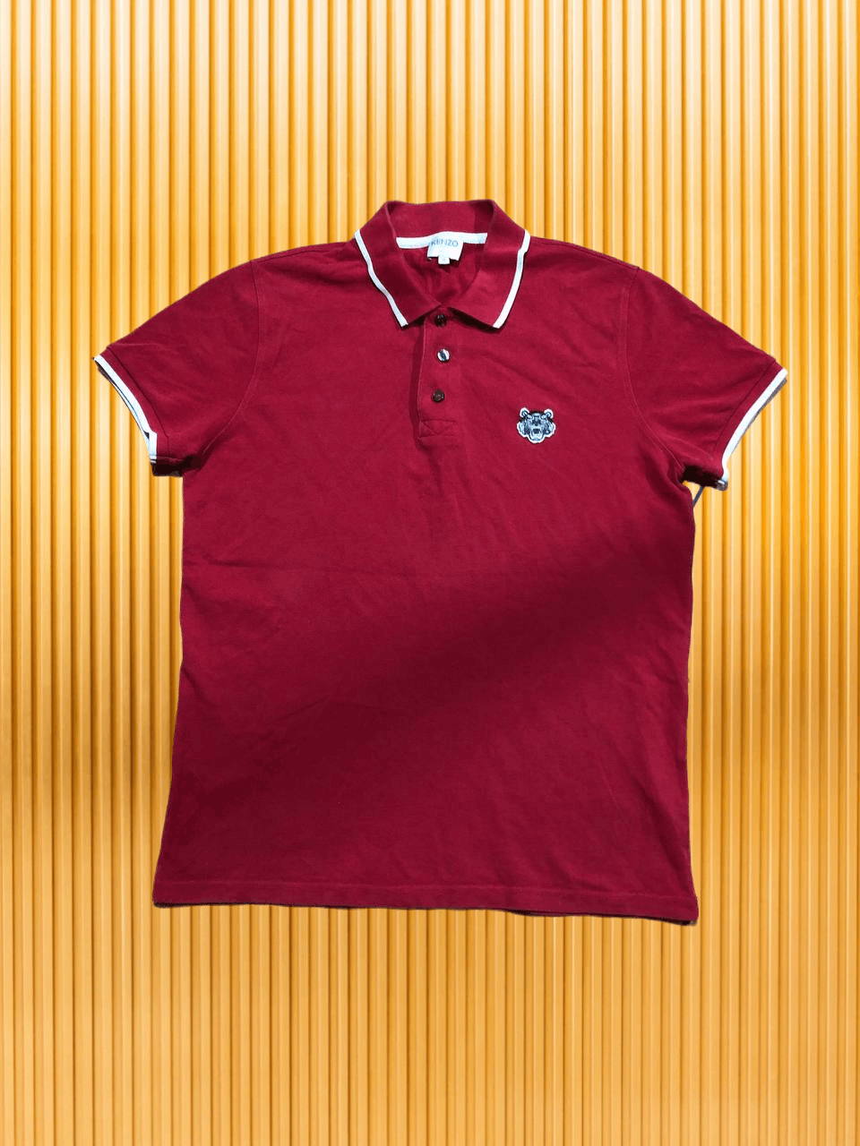 Kenzo Y2K streetwear Polo Kenzo red logo T-shirt Vintage Size US S / EU 44-46 / 1 - 1 Thumbnail