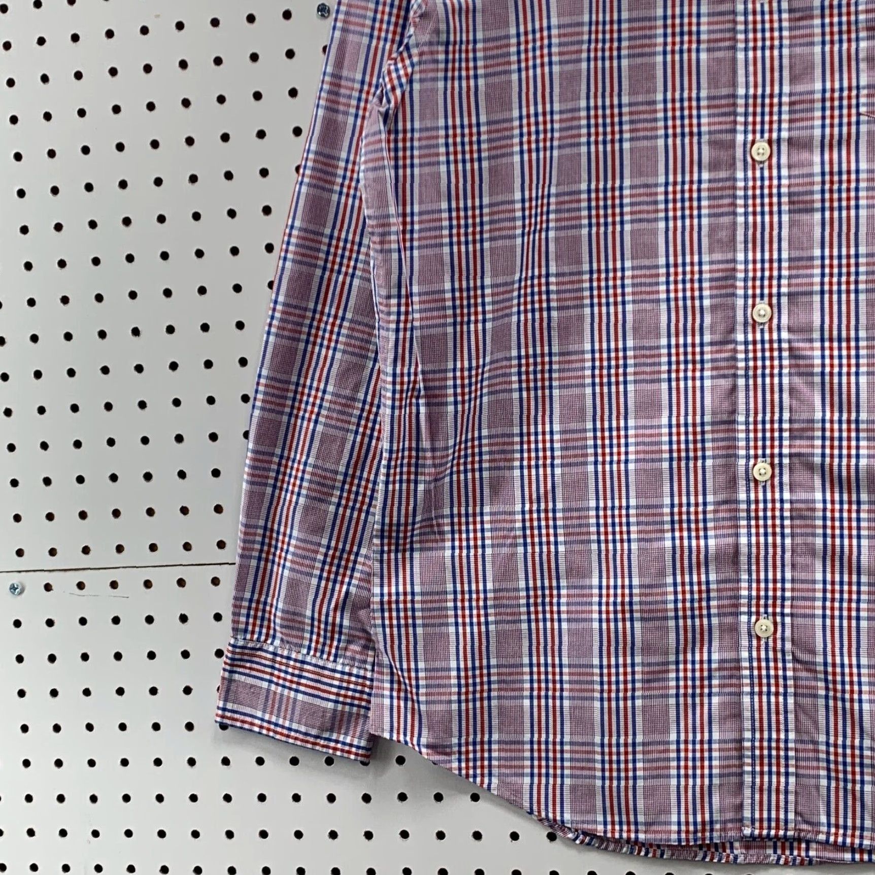 Banana Republic VINTAGE Banana Republic Shirt Men Large Red Check Slim Fit Non-Iron Button-Up Size US L / EU 52-54 / 3 - 3 Thumbnail