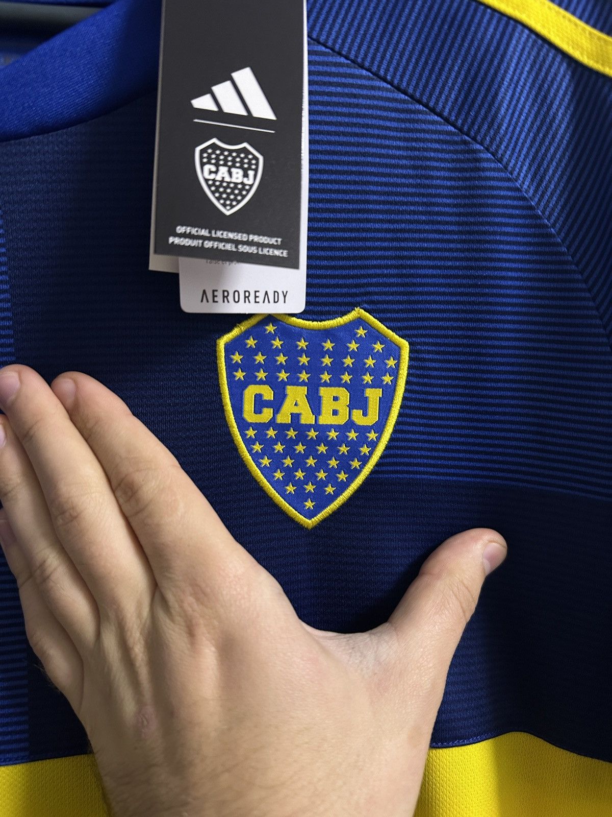 Adidas Rare New Soccer Jersey Boca Juniors Adidas 2023. Size US XL / EU 56 / 4 - 4 Thumbnail