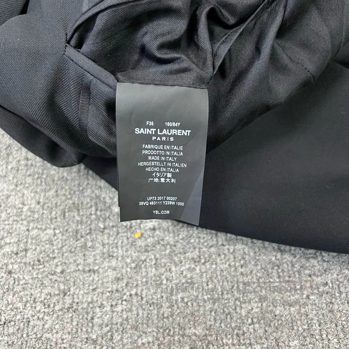 Saint Laurent Paris SLP Logo Wool Blazer Jacket 36. Size US S / EU 44-46 / 1 - 6 Thumbnail