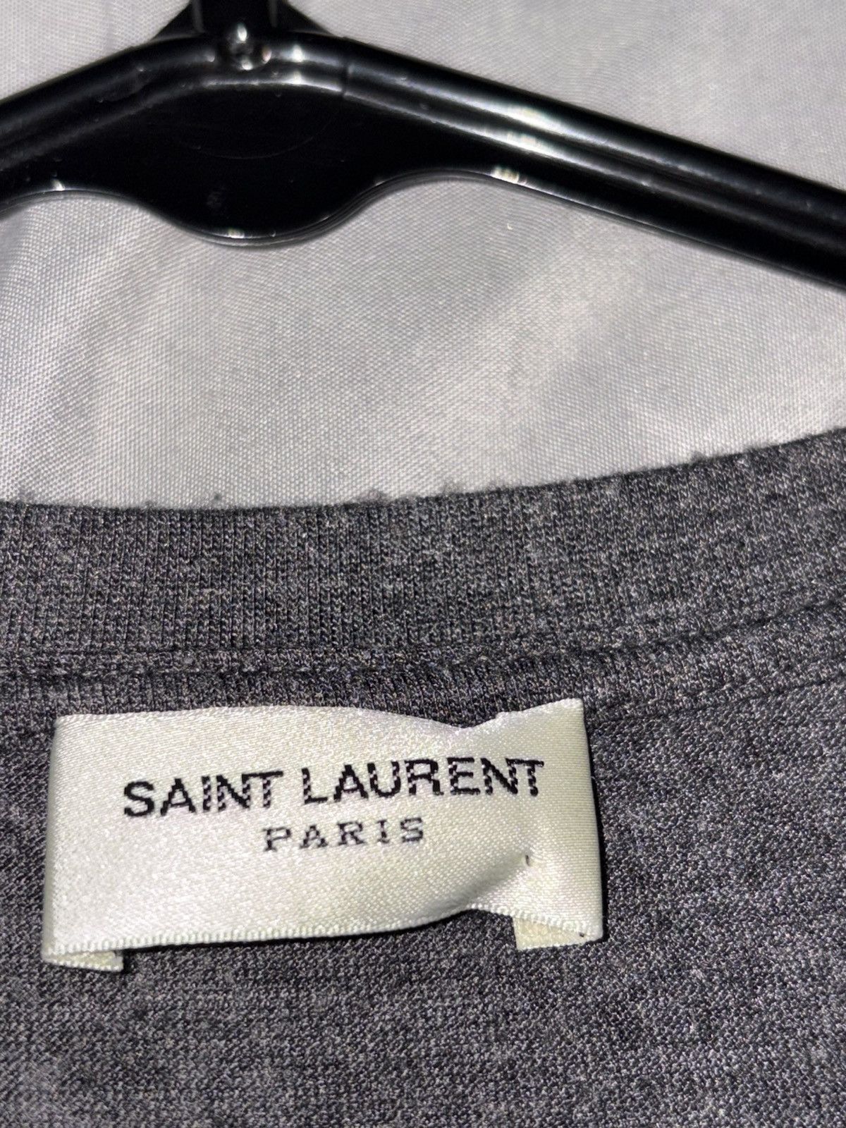 Saint Laurent Paris Saint Laurent Paris Skeleton Burning Man T-Shirt Anthracite Size US M / EU 48-50 / 2 - 5 Thumbnail