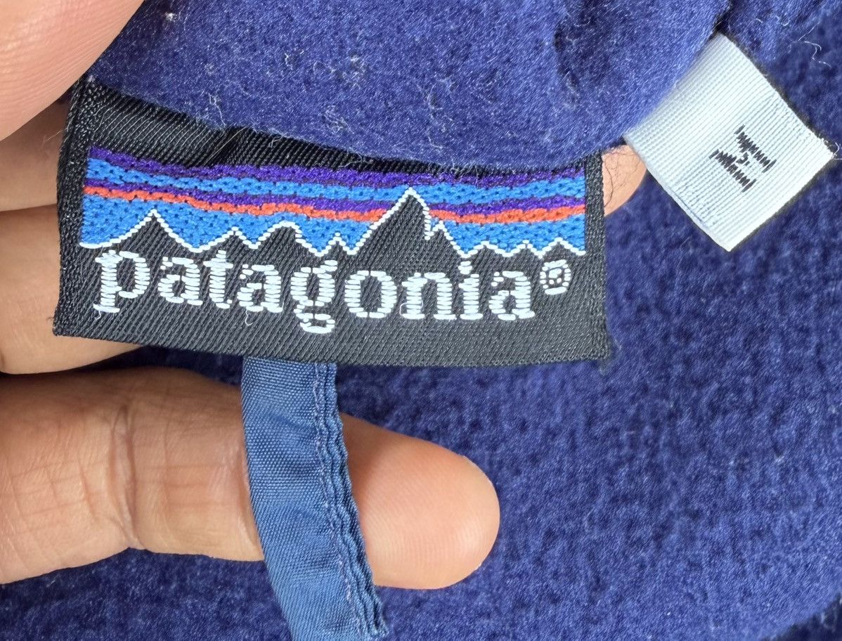Patagonia Vintage 80s Patagonia Fleece Lined Vest Blue Outdoor USA Size US M / EU 48-50 / 2 - 14 Thumbnail