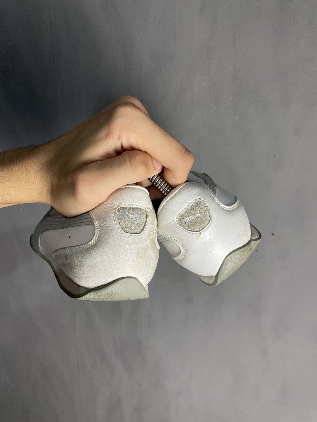 Puma Vintage Puma Speed Cat White Sneakers Size US 6.5 / EU 39-40 - 4 Thumbnail