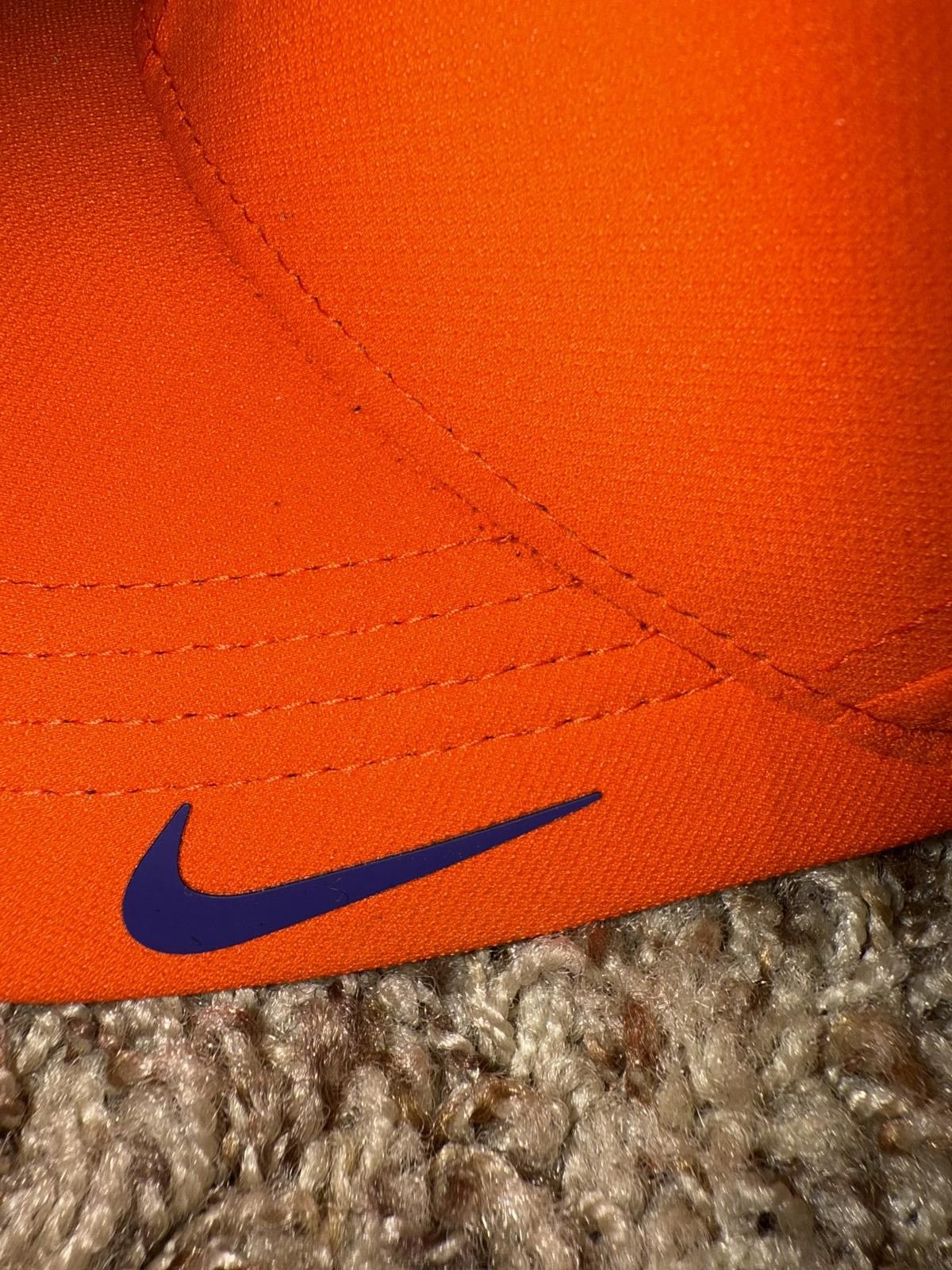 Nike Nike Men’s Clemson Tigers Orange Coach Dri-Fit Club Aerobill Flex Hat Sample Size ONE SIZE - 3 Thumbnail