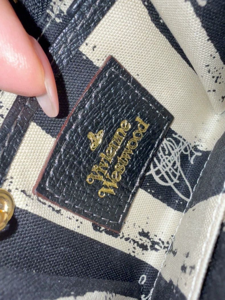 Vivienne Westwood Vivienne Westwood Black and gold leather truck bag busines Size ONE SIZE - 6 Thumbnail