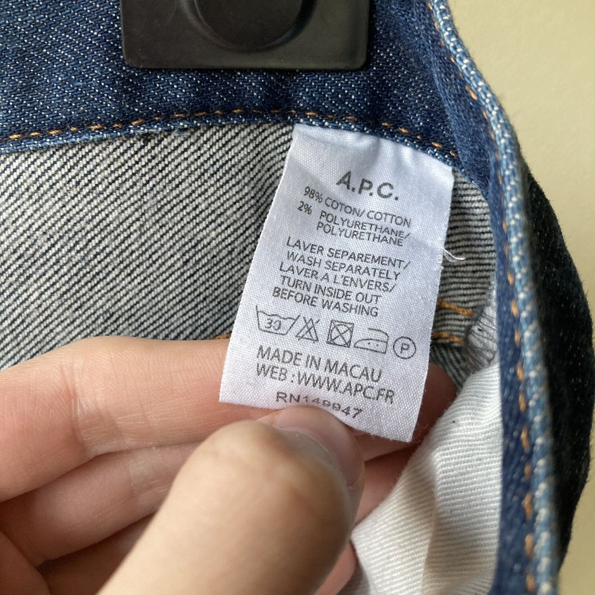A.P.C. A.P.C Archive Jeans Vintage Avant Garde Skinny Affliction Size US 31 - 8 Thumbnail