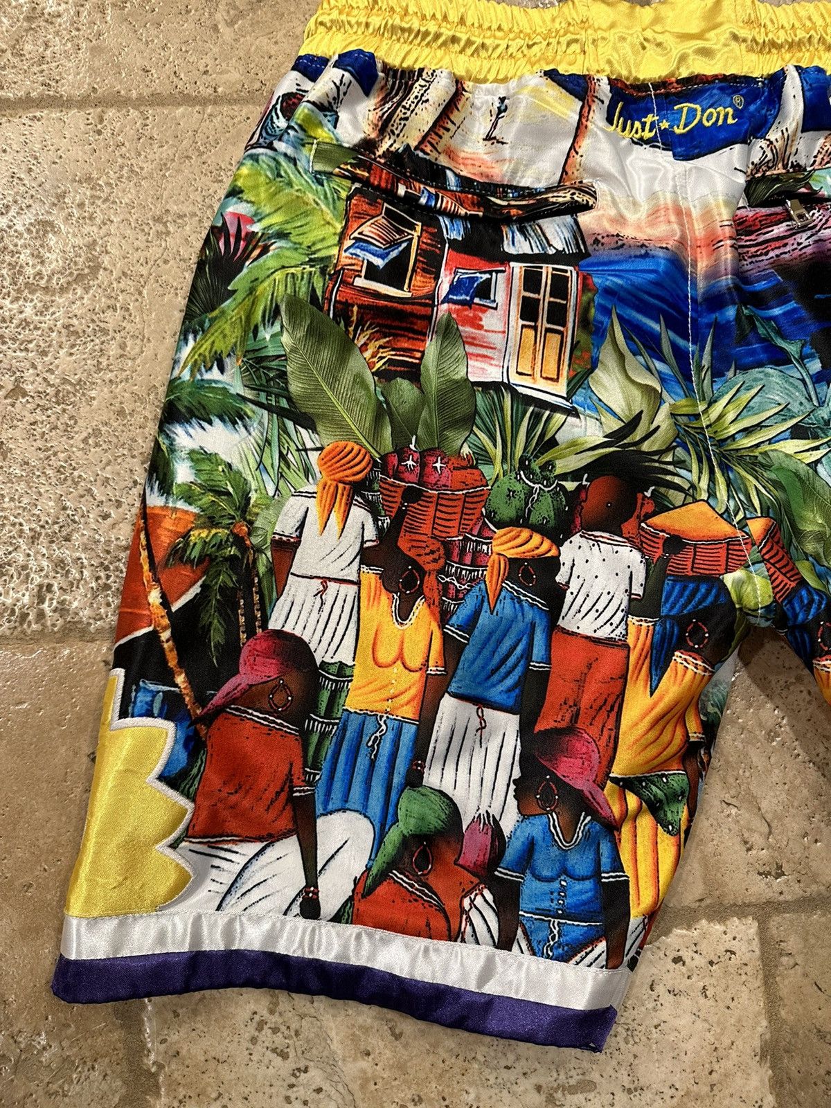 Just Don Just Don Islanders Island Multicolor Market Shorts Size US 36 / EU 52 - 5 Thumbnail