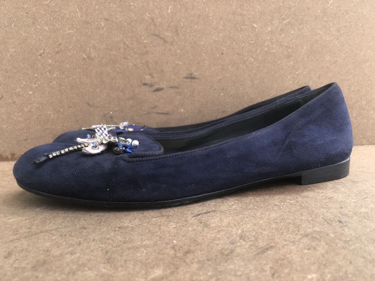 Christian Dior Monsieur Christian Dior Nevy Blue Women’s Flat Shoes Size 37 Size US 6.5 / IT 36.5 - 3 Thumbnail