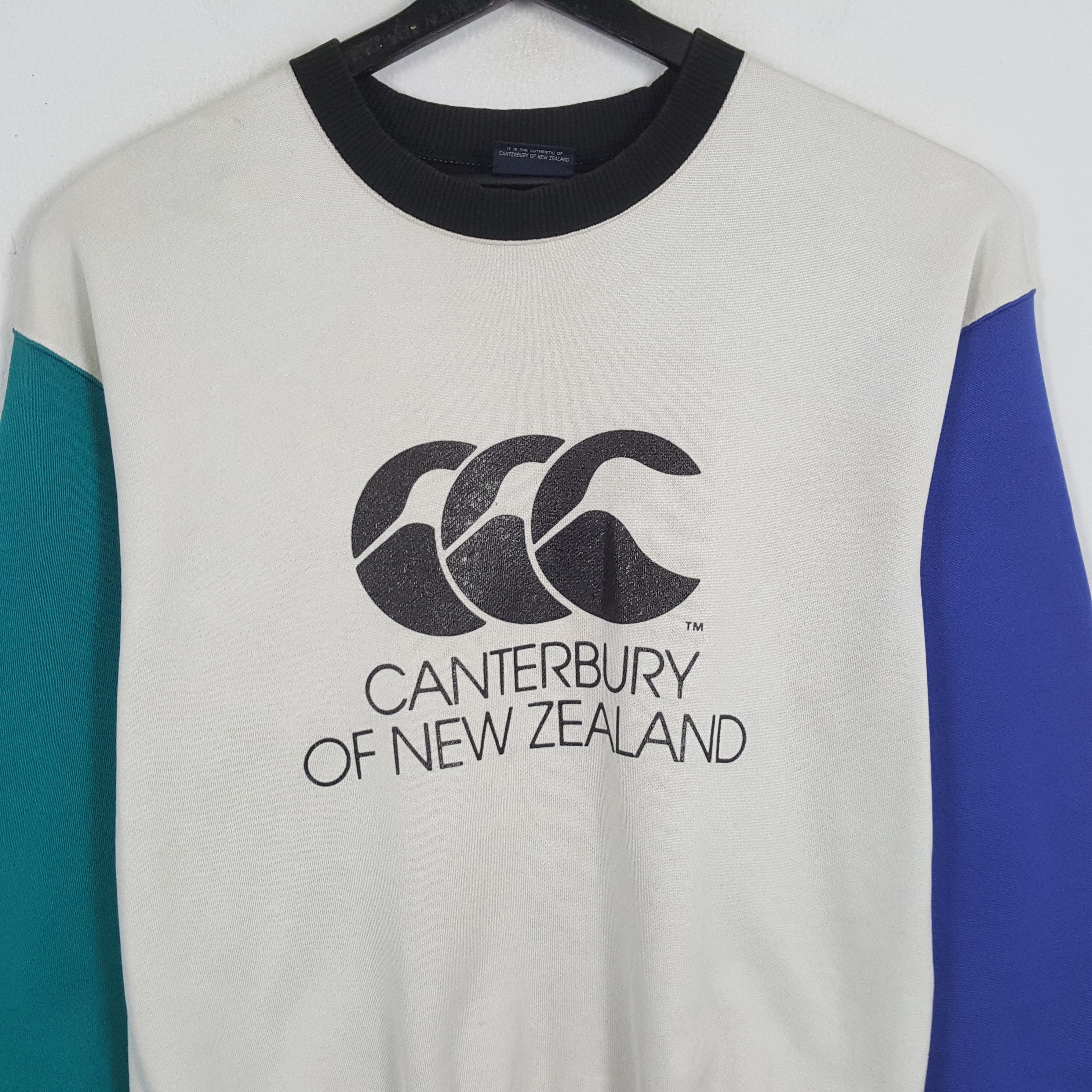 Canterbury of New Zealand × Vintage CANTERBURY OF NEW ZEALAND Center Logo Design Sweatshirt Size US L / EU 52-54 / 3 - 2 Thumbnail
