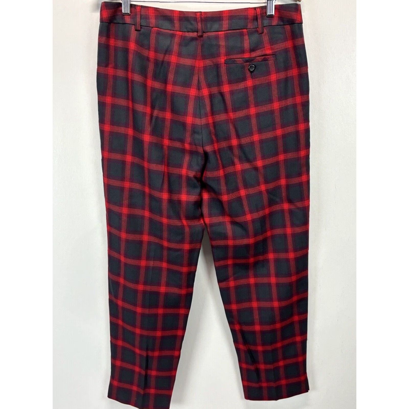 Pendleton PENDLETON Virgin Wool Dress Pants Size 14 Women’s Tapered Plaid Lined Red Green Multicolor Size 36" / US 14 / IT 50 - 3 Thumbnail
