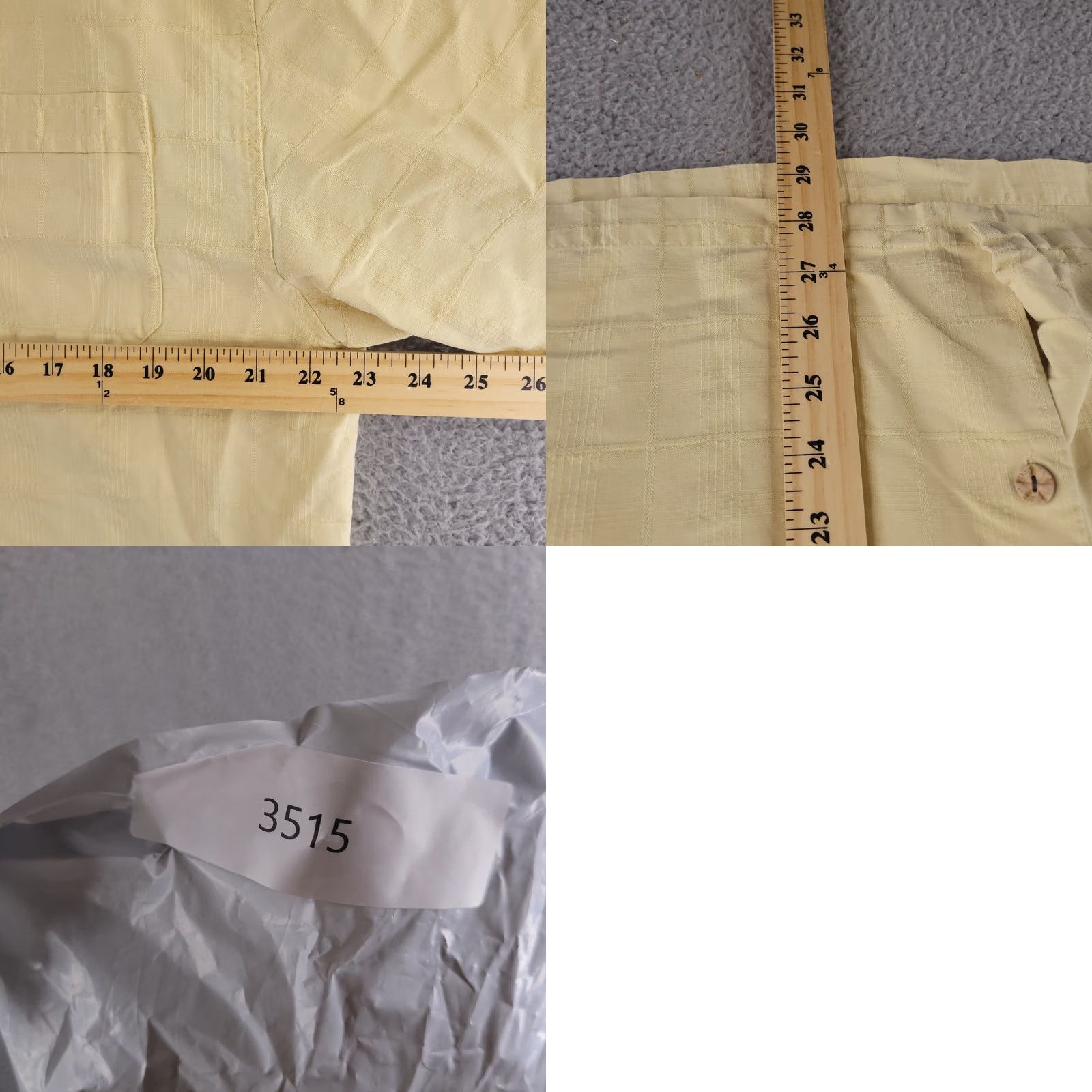 Vintage Jamaica Jaxx Shirt Mens Large Yellow 100% Silk Short Sleeve Button Up Hawaiian Solid Regular Collared Button-Up Size US L / EU 52-54 / 3 - 8 Thumbnail