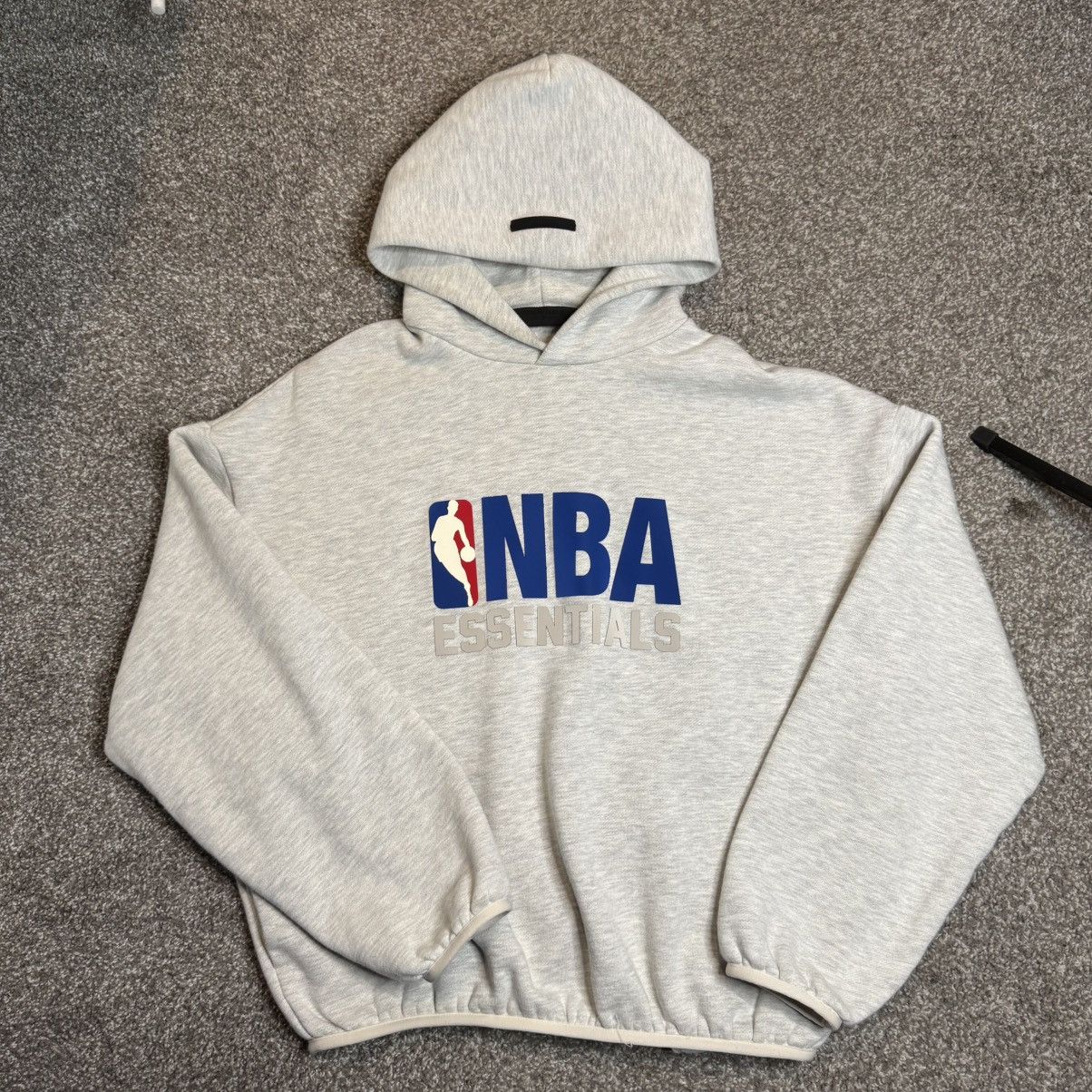 Essentials × NBA NBA Light Heather Essentials Hoodie XS Size US XS / EU 42 / 0 - 1 Thumbnail