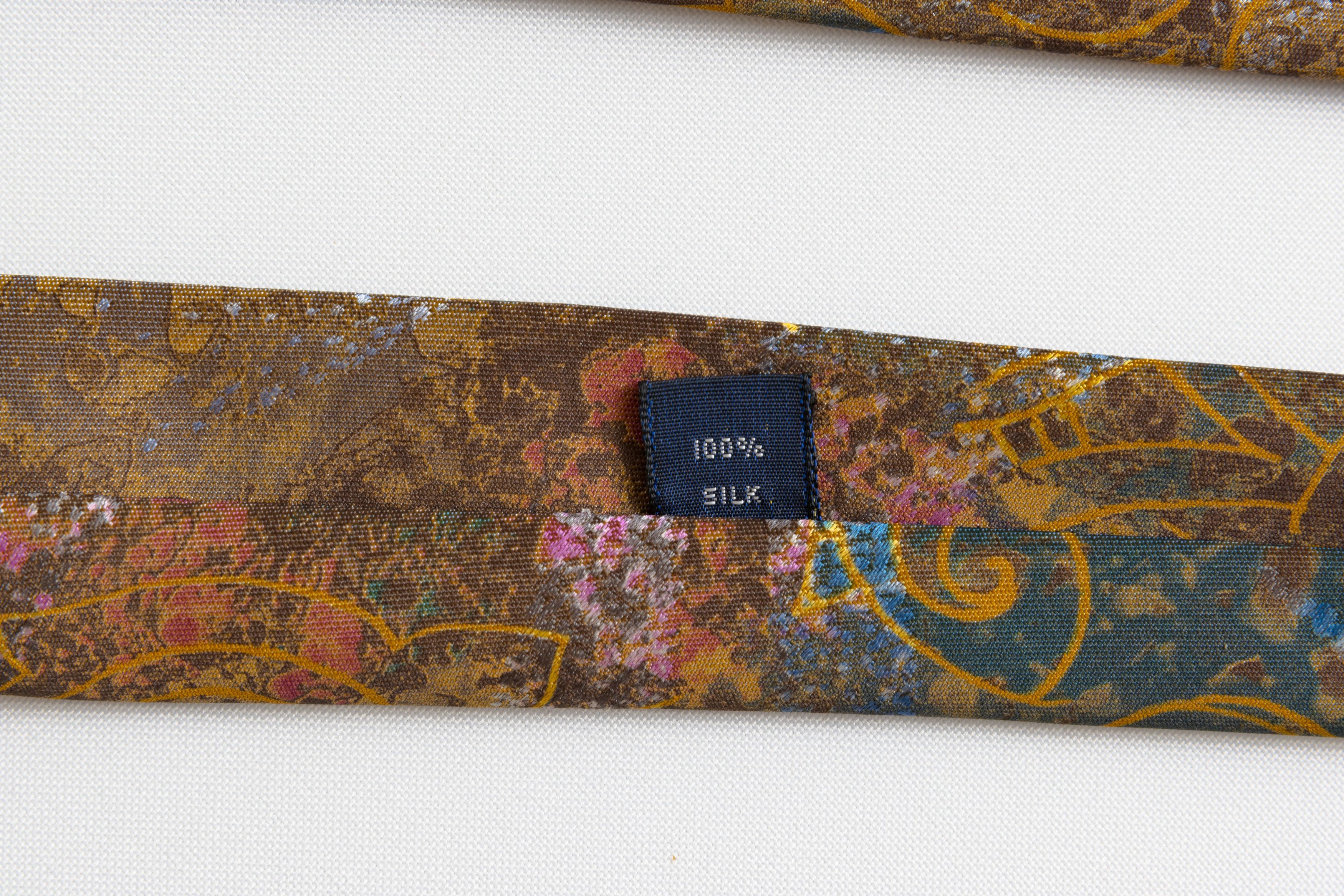 Vintage Switzerland Tie abstract pattern print necktie 013 Size ONE SIZE - 7 Thumbnail