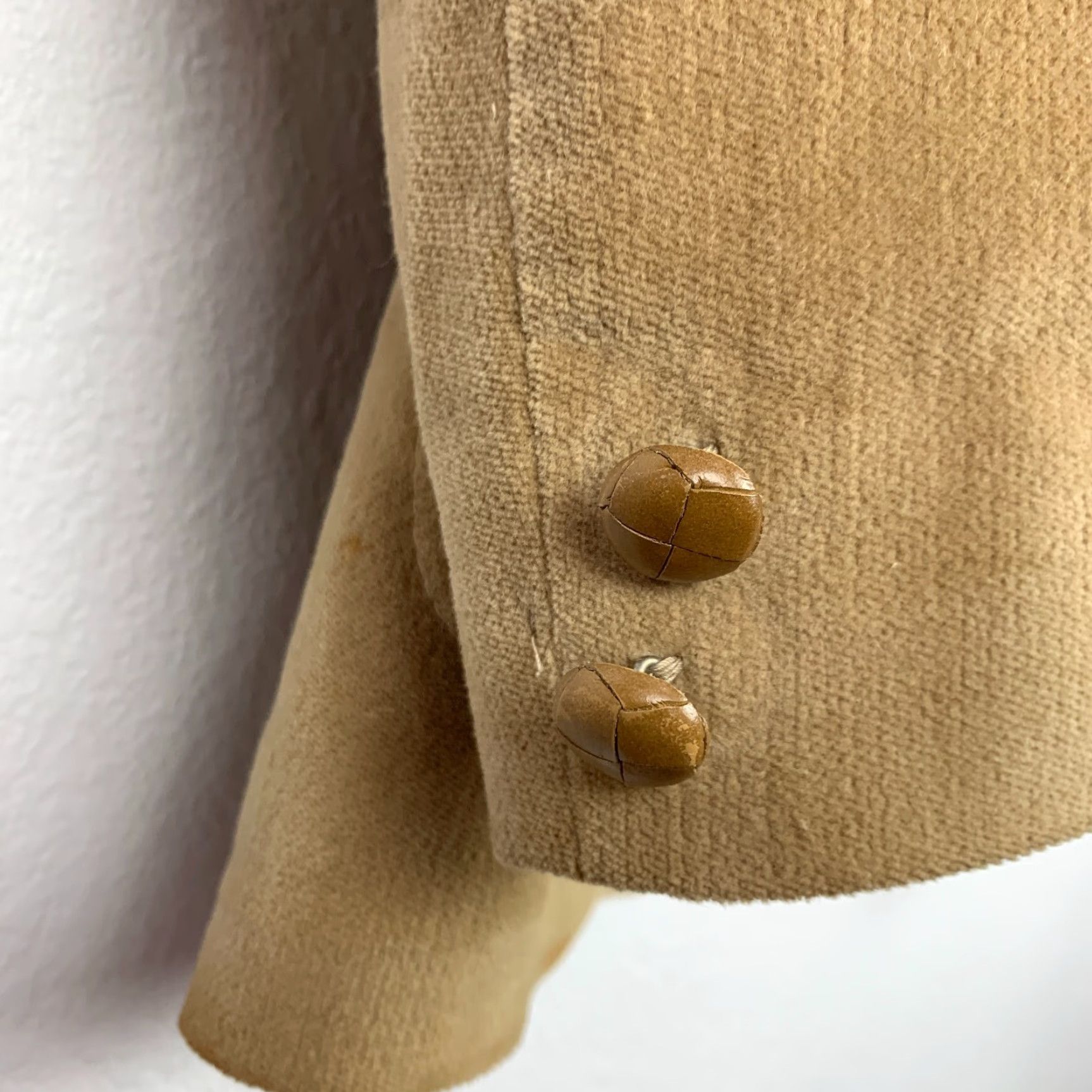 Lee VINTAGE Lee Rockabilly Brushed Cotton Blazer Sport Coat 38R Brown 1970s Mens Size 38R - 5 Thumbnail