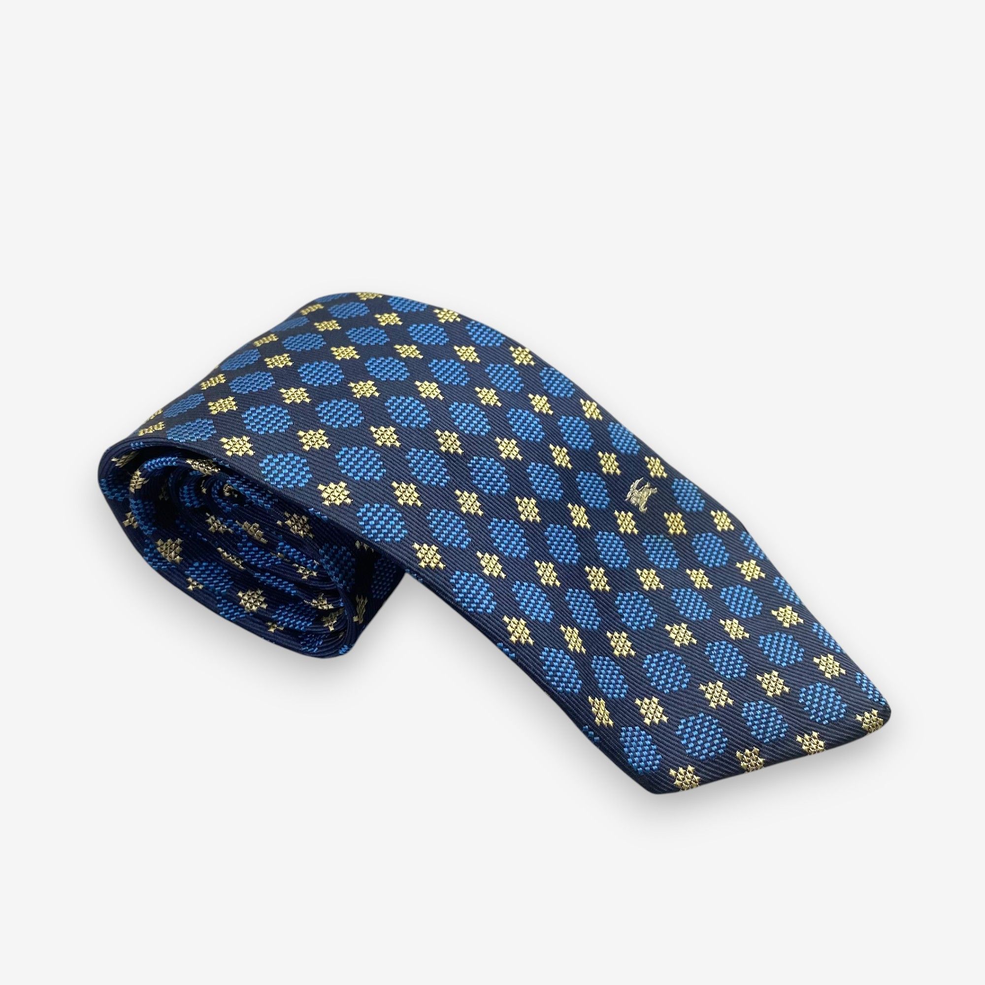 Burberry Vintage Burberry SILK Necktie Cravate Pure Silk Neck Ti Size ONE SIZE - 1 Thumbnail