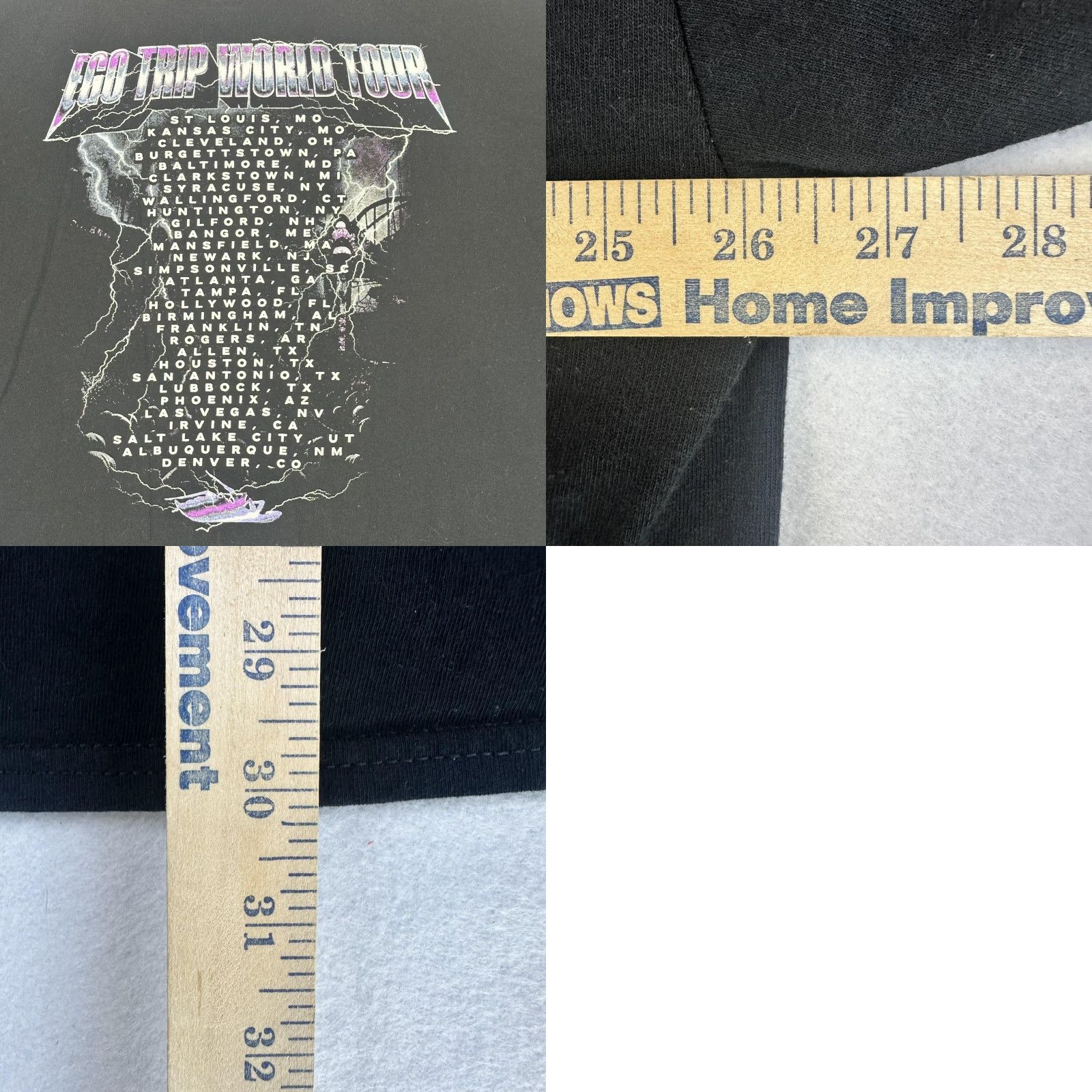 Gildan **Gildan Black Band Concert Tee 2XL Papa Roach Ego Trip** User: **Papa Roach Black 2XL Band Concert Tee Gildan** Size US XXL / EU 58 / 5 - 8 Thumbnail