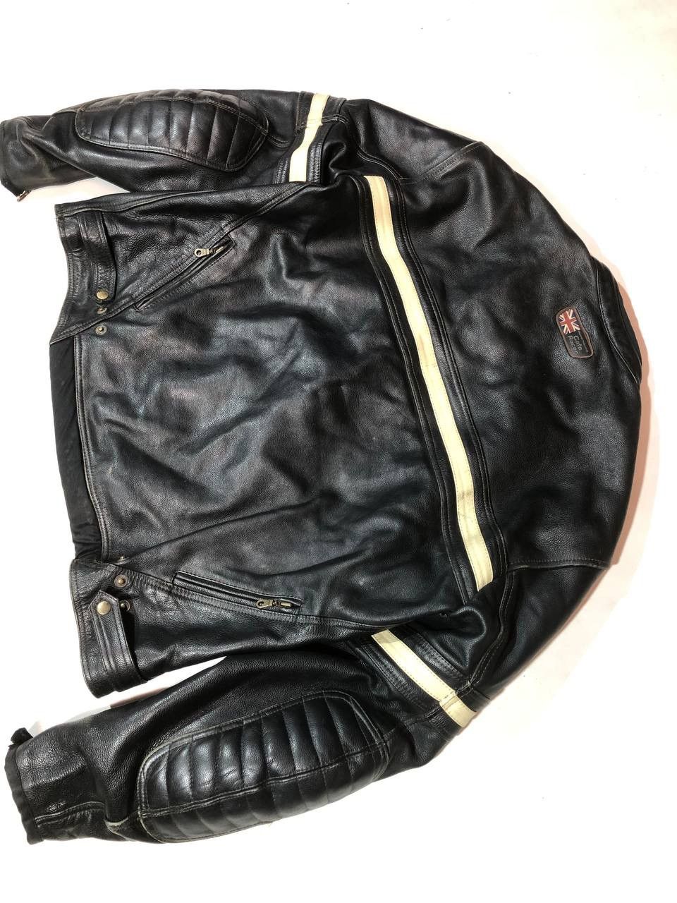 Vintage Frank Thomas Motorcycle Moto Leather Jacket Racing Vintage Size US XXL / EU 58 / 5 - 12 Thumbnail
