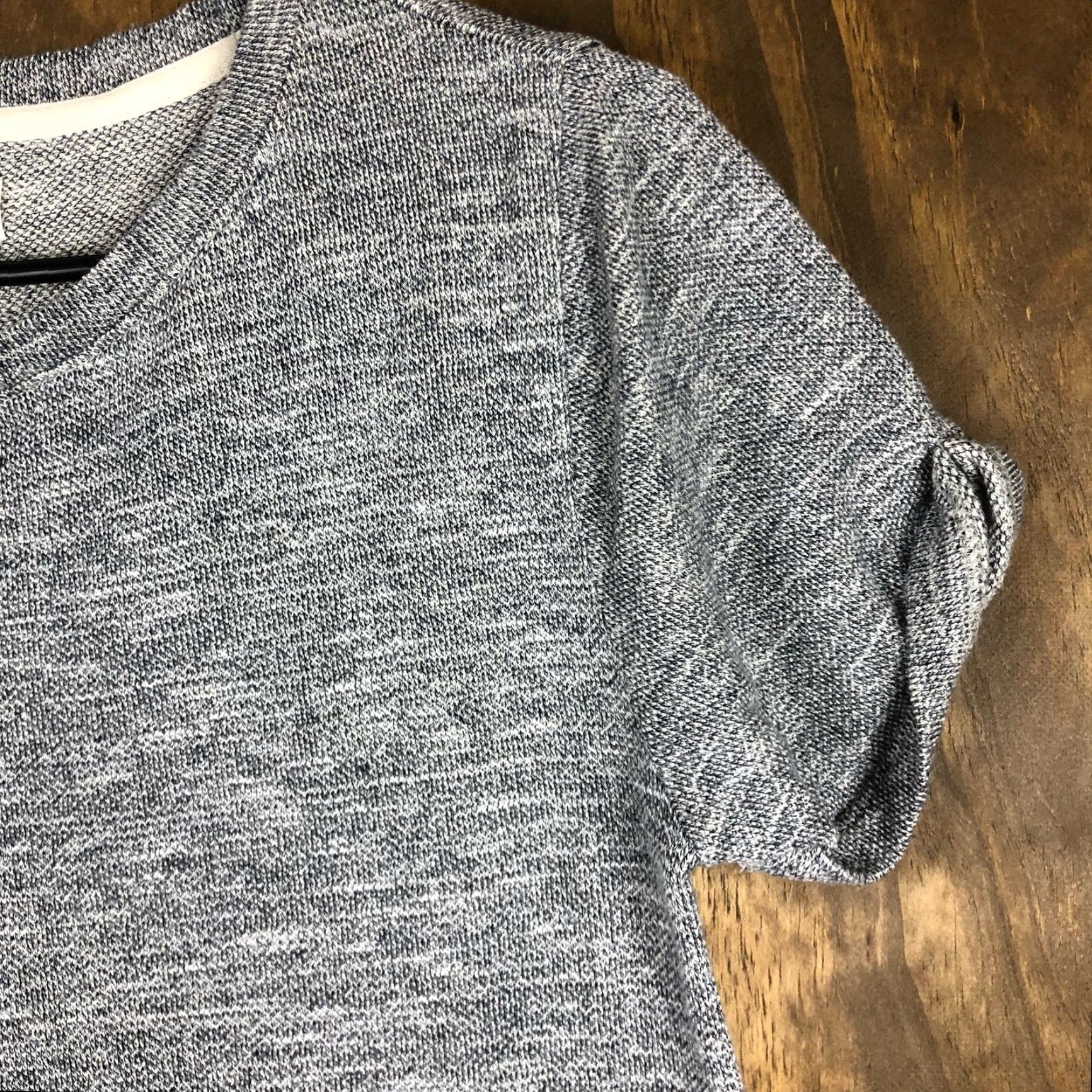 Loft LOFT Lou & Grey Womens Sweater Dress Gray Knit Short Sleeve Stretch XS Pullover Casual Workwear Momcore Normcore Minimalist Dress + Knit Size XS / US 0-2 / IT 36-38 - 5 Thumbnail