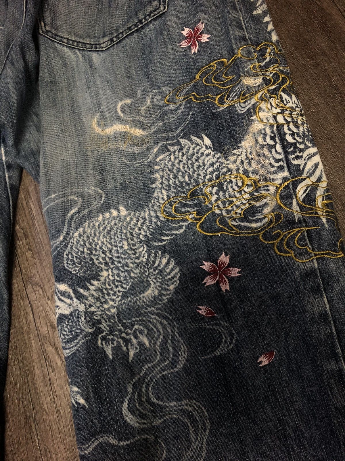 Designer × Japanese Brand VOMANIE JAPANESE JEANS SUKAJAN STYLE Size US 40 / EU 56 - 12 Thumbnail