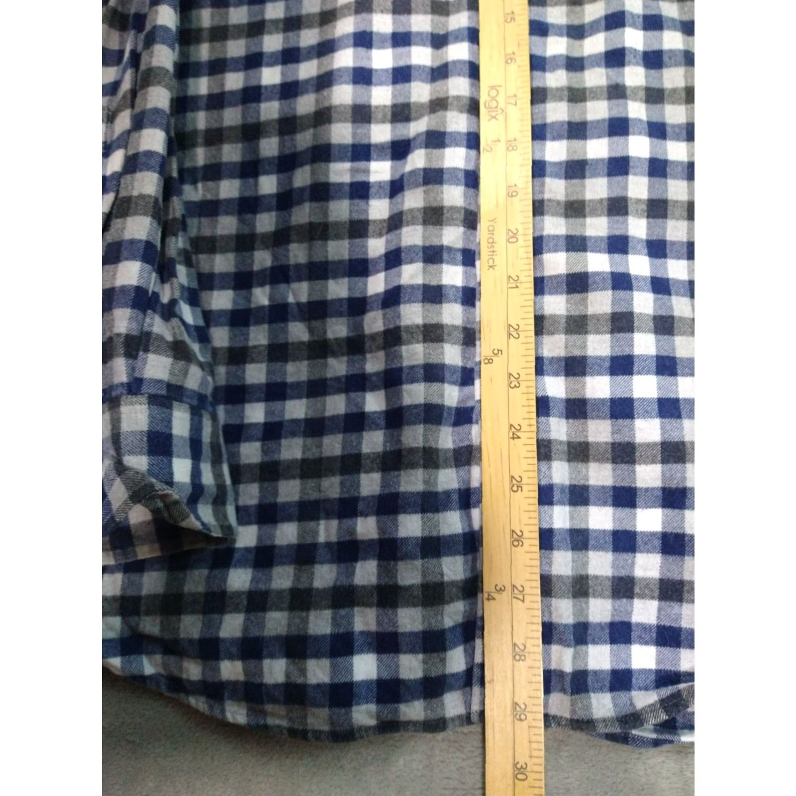 Orvis Orvis Shirt XL Blue Plaid Flannel Button-Up Cotton Casual Lodge Workwear Mens Regular Fit Size US XL / EU 56 / 4 - 4 Thumbnail
