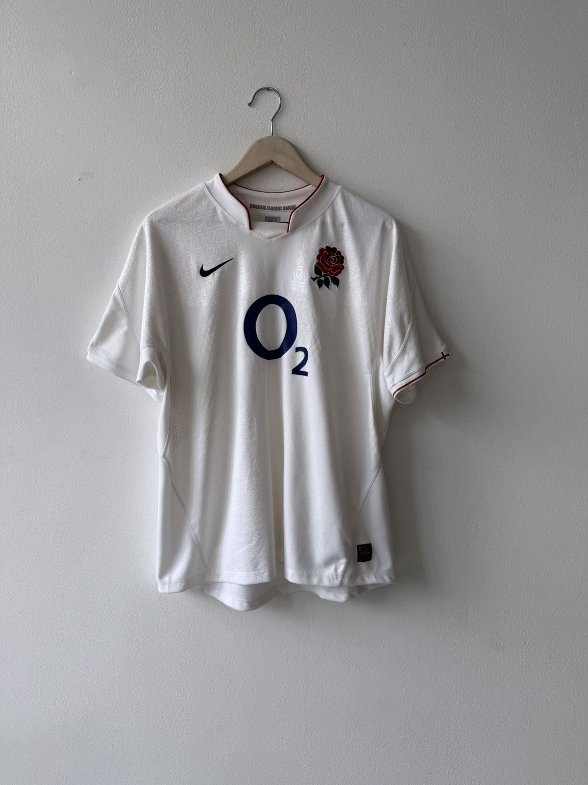 Nike Nike England Rugby Home Jersey 2009-2010 White Vintage Size US L / EU 52-54 / 3 - 1 Thumbnail