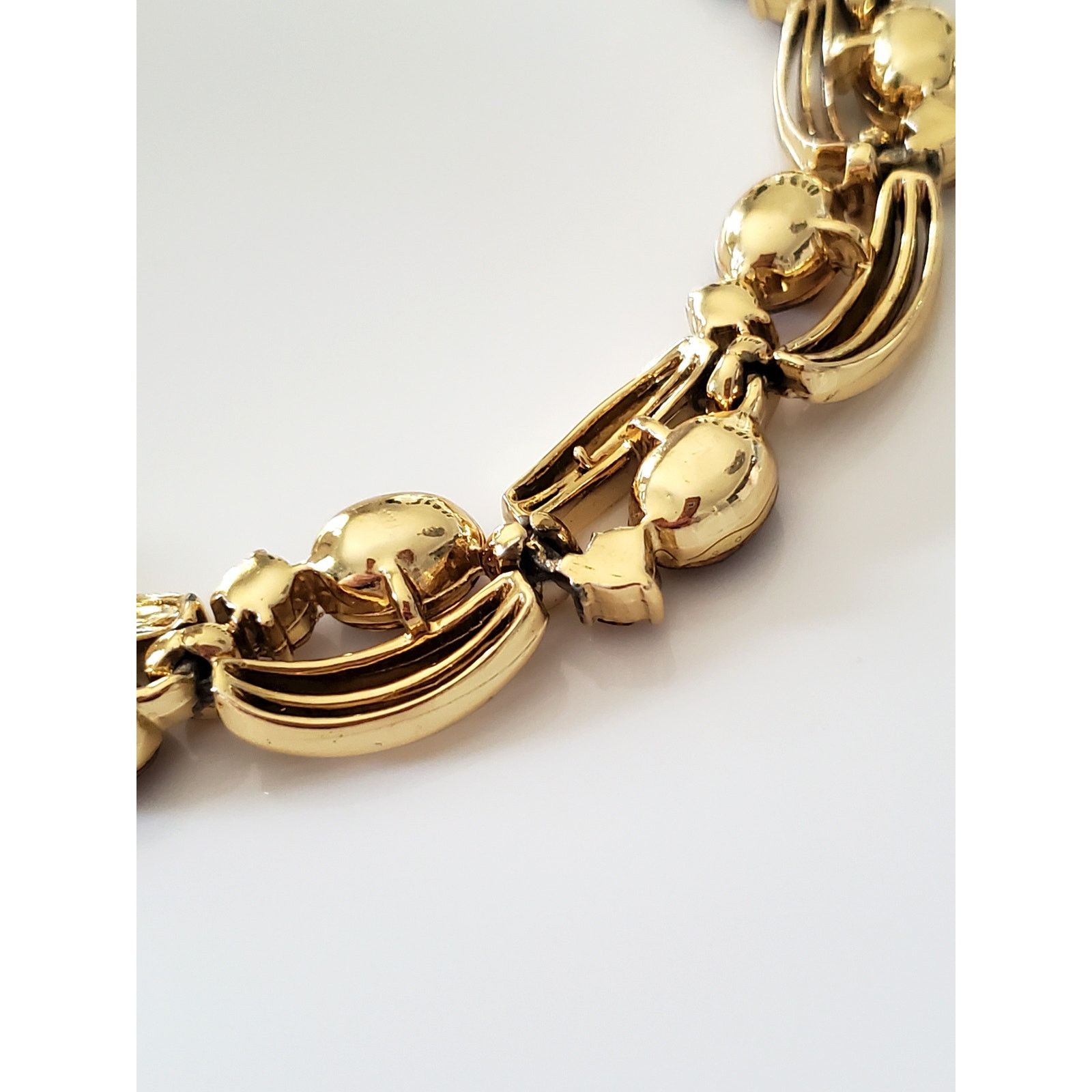 Other Vintage Amber Brown Rhinestone Choker Necklace by Lisner Size ONE SIZE - 6 Thumbnail