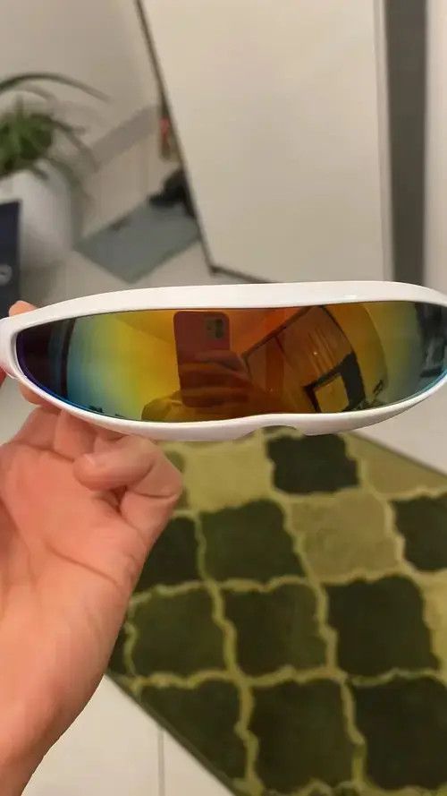 Other Futuristic Narrow Cyclops Visor Sunglasses Size ONE SIZE - 2 Thumbnail