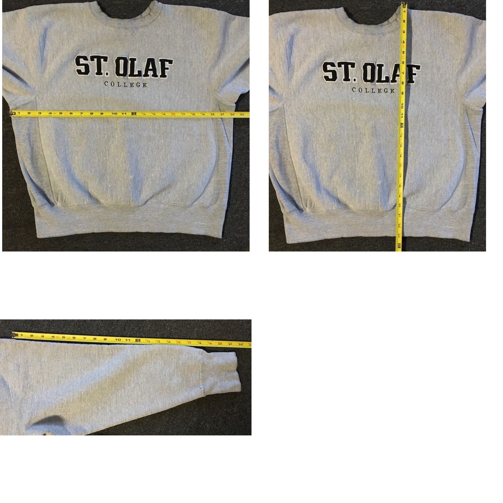 Vintage VINTAGE St Olaf College Hoodie XS Gray Reverse Weave Sweatshirt 90s Grunge College USA Men Size US XS / EU 42 / 0 - 11 Thumbnail