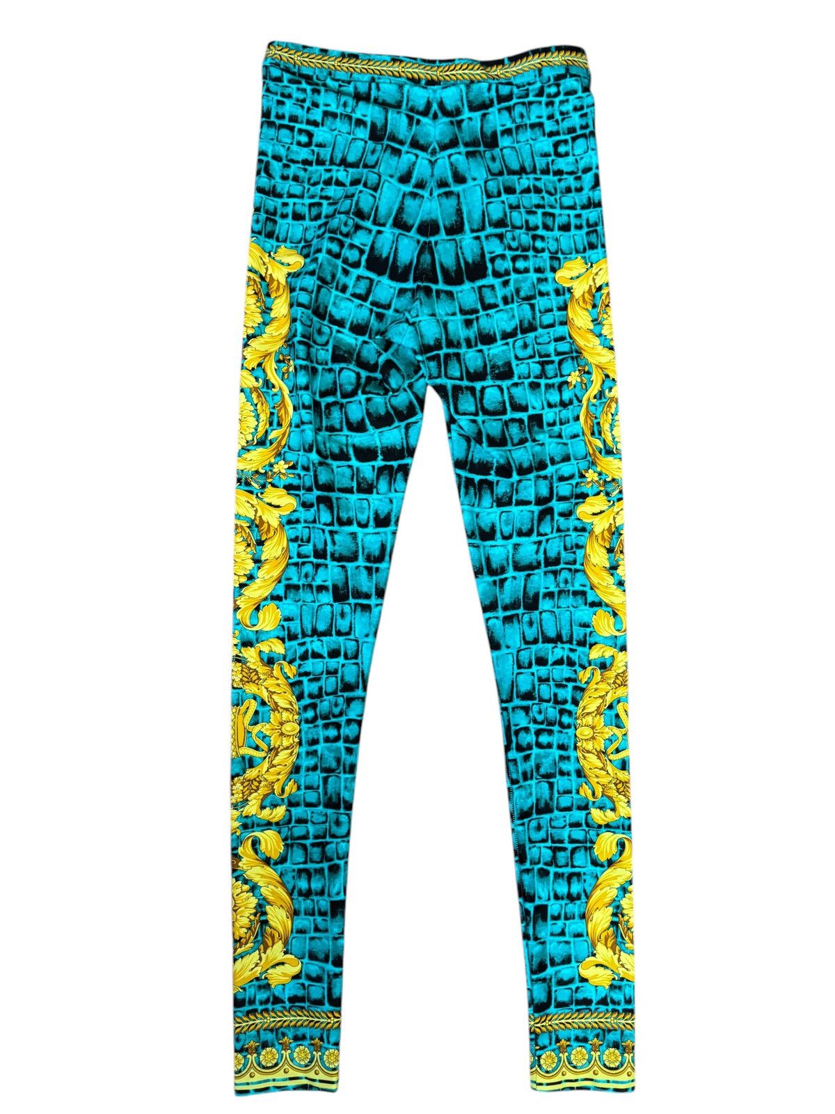 Versace Versace Printed Leggings – Size 36, Never Worn Size 25" / US 0 / IT 36 - 4 Thumbnail