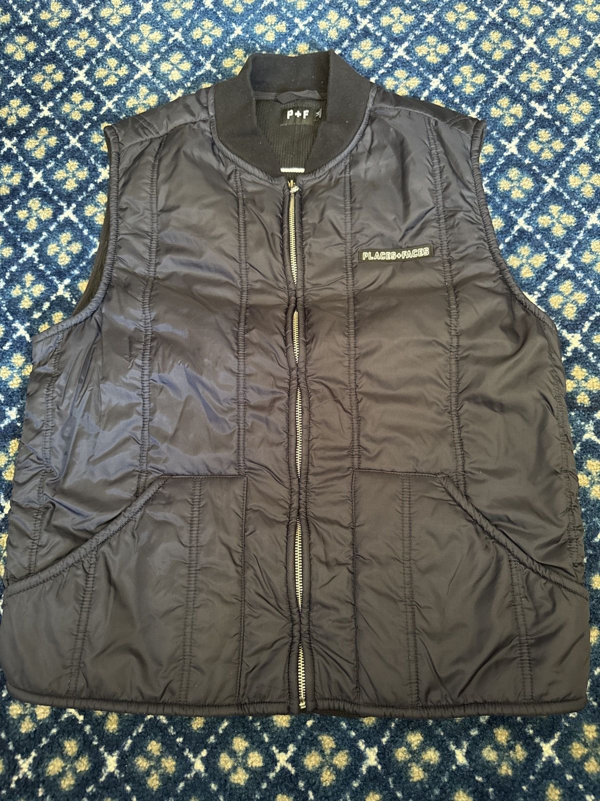 Places + Faces Places + Faces Navy Vest Size US M / EU 48-50 / 2 - 1 Thumbnail