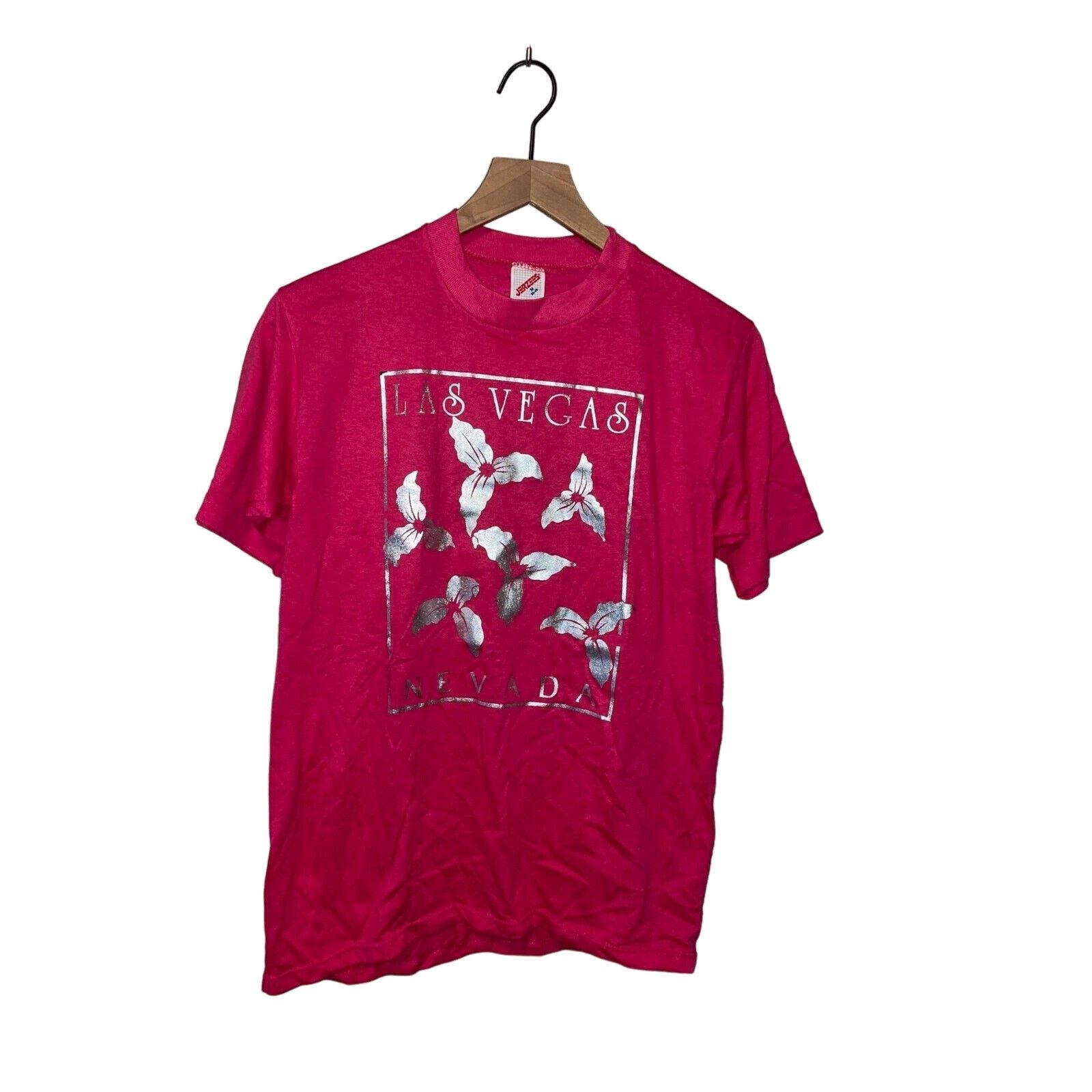 Jerzees Vintage Las Vegas Shirt Lake Tahoe Ski Test Print Tee 80s M Size US M / EU 48-50 / 2 - 1 Thumbnail