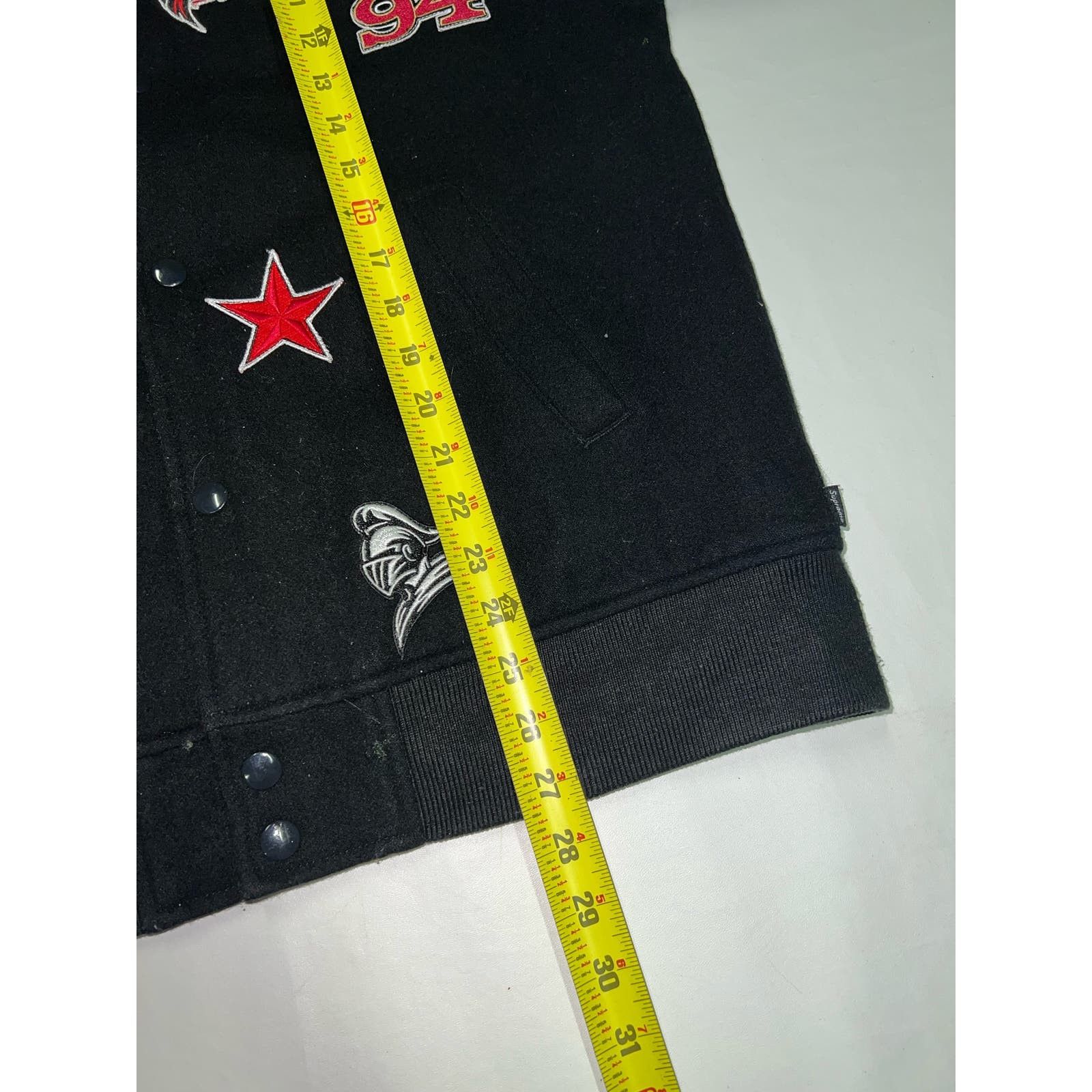 Supreme Supreme FW14 Franchise Patch Wool Varsity Jacket Size US M / EU 48-50 / 2 - 5 Thumbnail