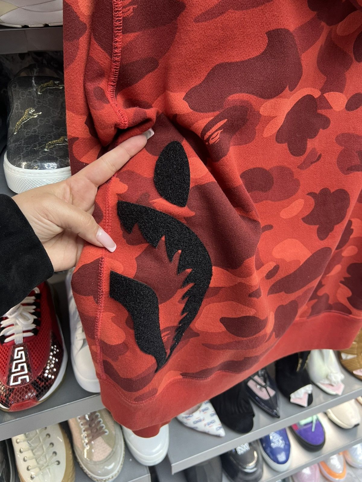 Bape Bape Full Shark Zipper Size US L / EU 52-54 / 3 - 11 Thumbnail